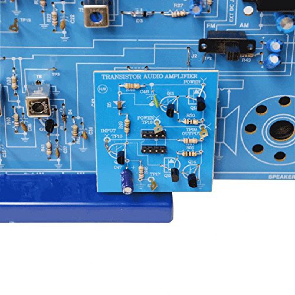 Elenco AM/FM Radio Kit |Switch Between ICs & Transistors | Solder | Great STEM Project | Superheterodyne Designed to AM and FM Broadcasts | SOLDERING REQUIRED