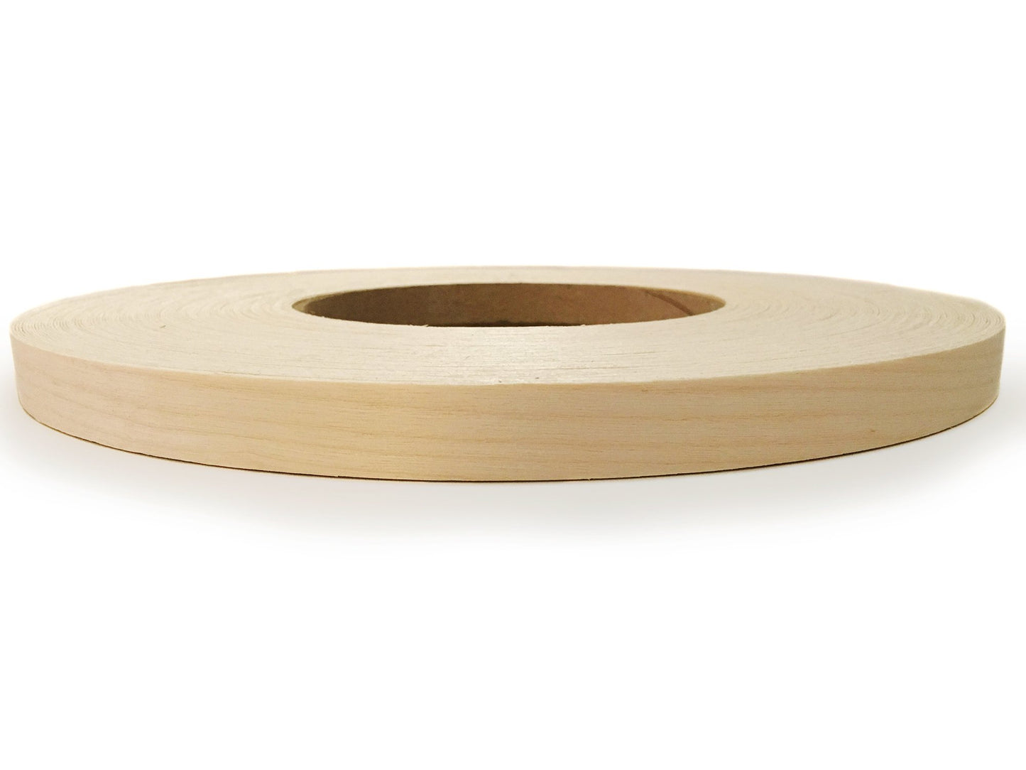 Edge Supply Birch Pre-Finished 13/16 inch X 250 ft Roll Preglued, Veneer Edge Banding, Flexible Wood Tape, Easy Application Iron On with Hot Melt Adhesive. Clear UV Laquer Finish Wood Edging.