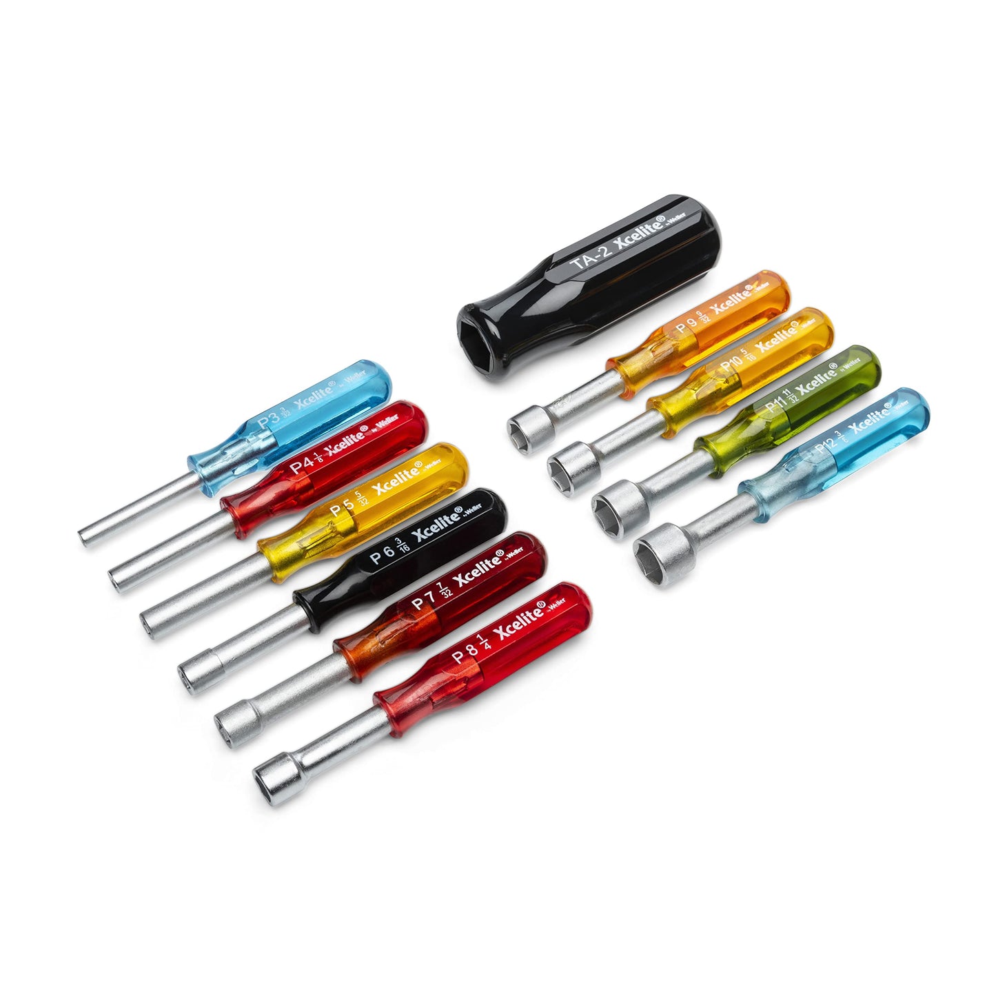 Xcelite PS120 11 Piece Compact Convertible Nutdriver Set