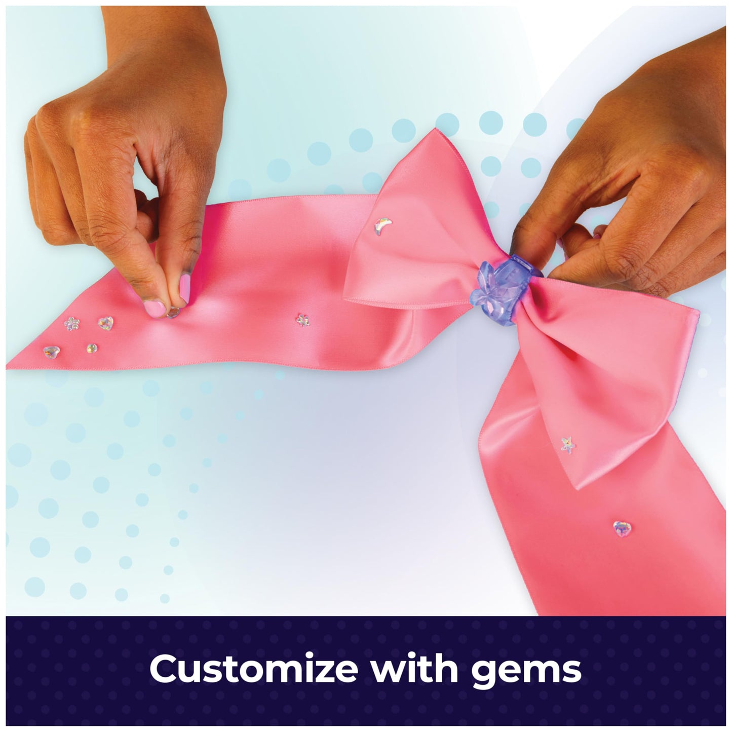 Cool Maker, Hair Styl’d Bow Maker, Make & Remake 4 Bows, Hair Accessories Arts and Crafts Kit, Kids Toys for Girls Ages 6 and up