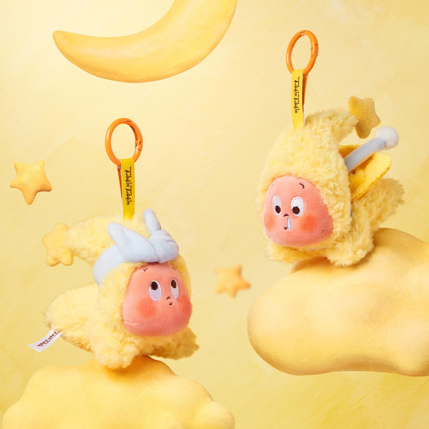 POP MART We are Twinkle Twinkle Series Plush Pendant Blind Box, Random Design Action Figures, Collectible Toys for Home Room Decor, Anniversary Birthday Gifts for Girls Boys Men Women, Single Box