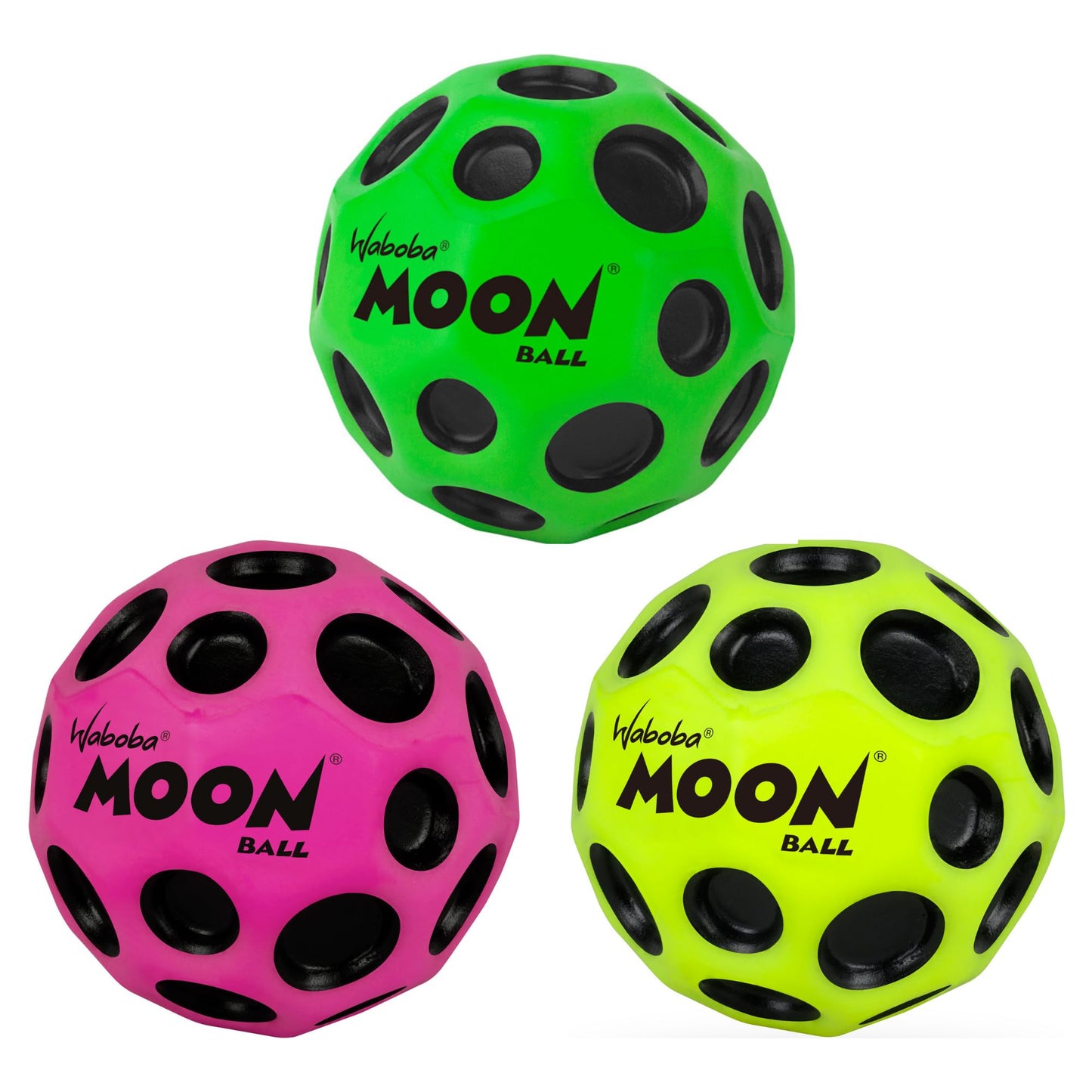 Waboba Moon Balls in Assorted Colors - Set of 3