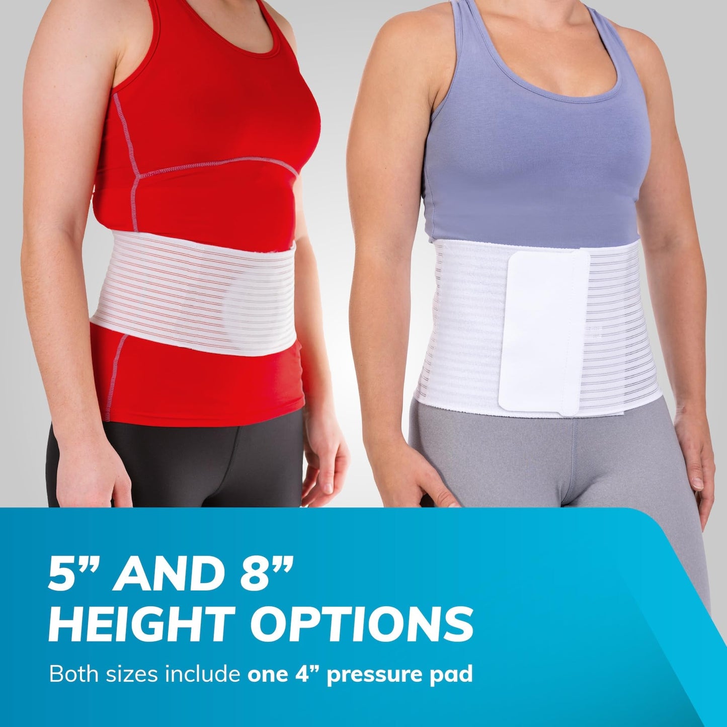 BraceAbility Umbilical Hernia Belt for Men and Women - Abdominal Binder Stomach Truss with Compression Pad for Belly Button, Navel, Ventral, Epigastric, Hiatal Hernia Relief Surgery Support (L/XL 8")