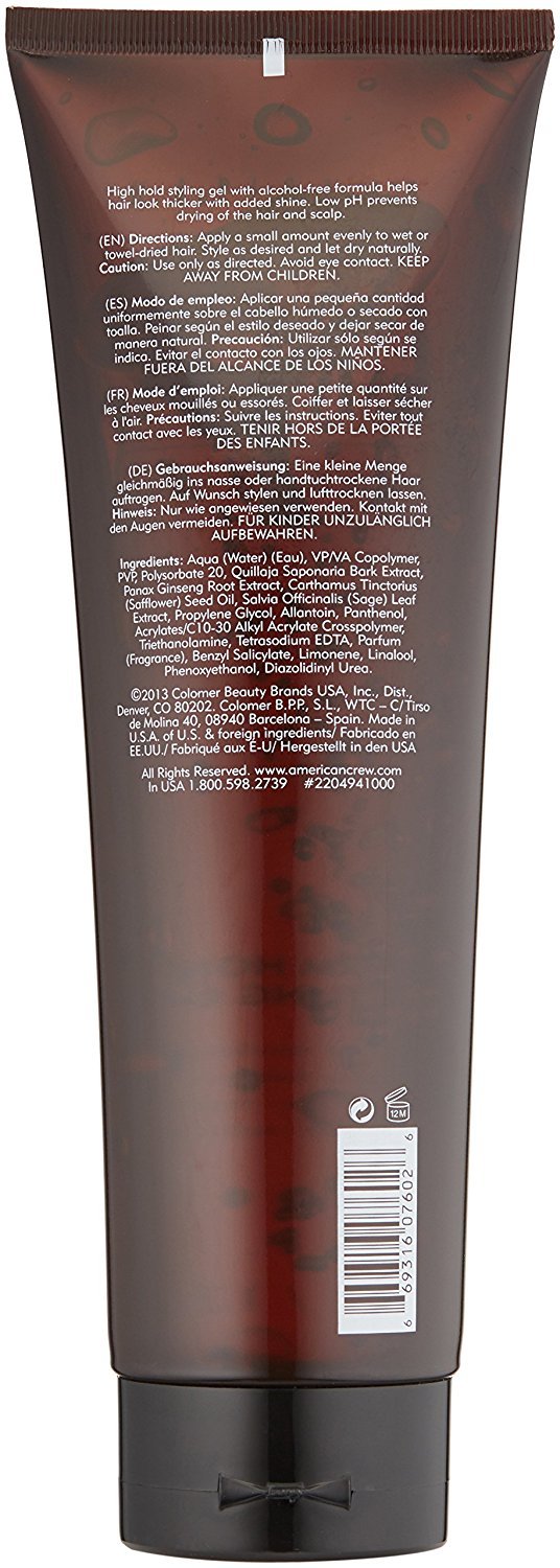 American Crew Firm Hold Styling Gel 13.1oz Pack of 3 Set