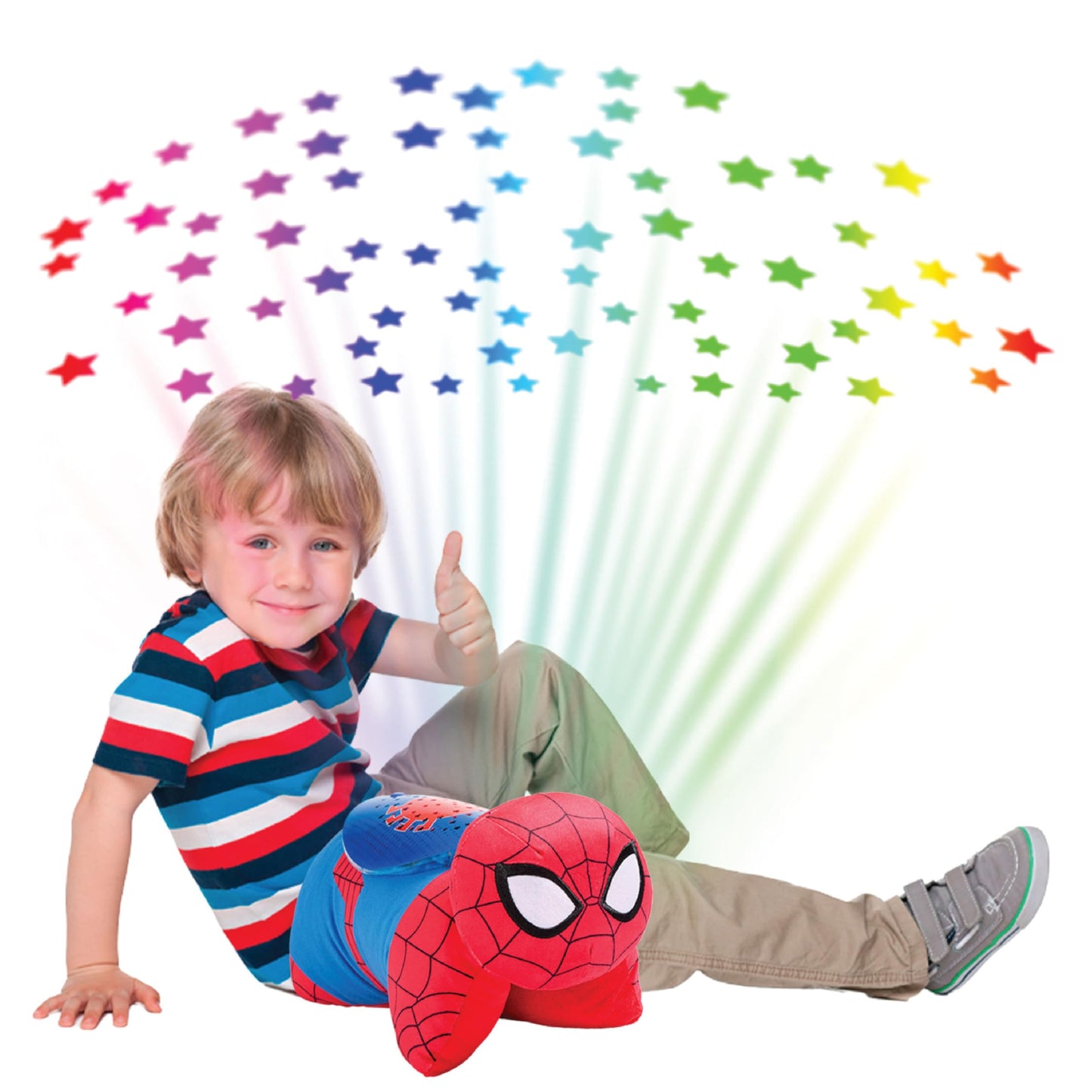 Pillow Pets Spider-Man STL Plush, Red