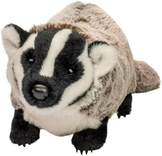 Douglas Barry Badger Plush Stuffed Animal – Realistic Soft Badger Plush Toy for Kids & Wildlife Lovers, Woodland Forest Animal Plush, 11" (28 cm)