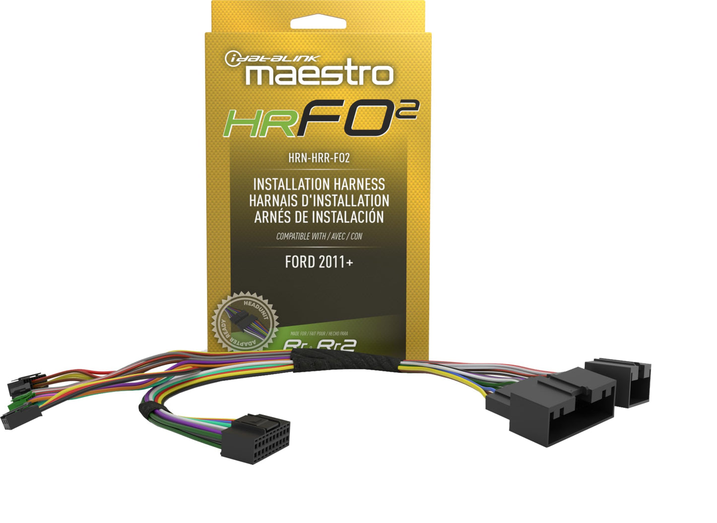 iDatalink Maestro HRN-HRR-FO2 SWC & Factory Amp Retention Harness for Select Ford 2011+ (ADS-MRR or ADS-MRR2 Module Required)