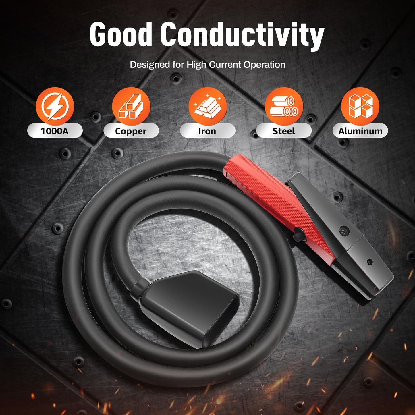 1000Amp K4000 Carbon Arc Air Gouging Torch with 7' Cable (K4000)