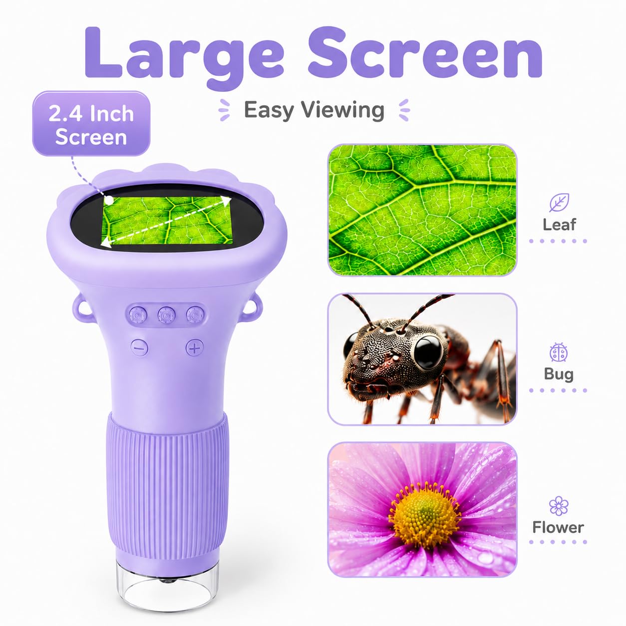 Digital Handheld Microscope - Purple
