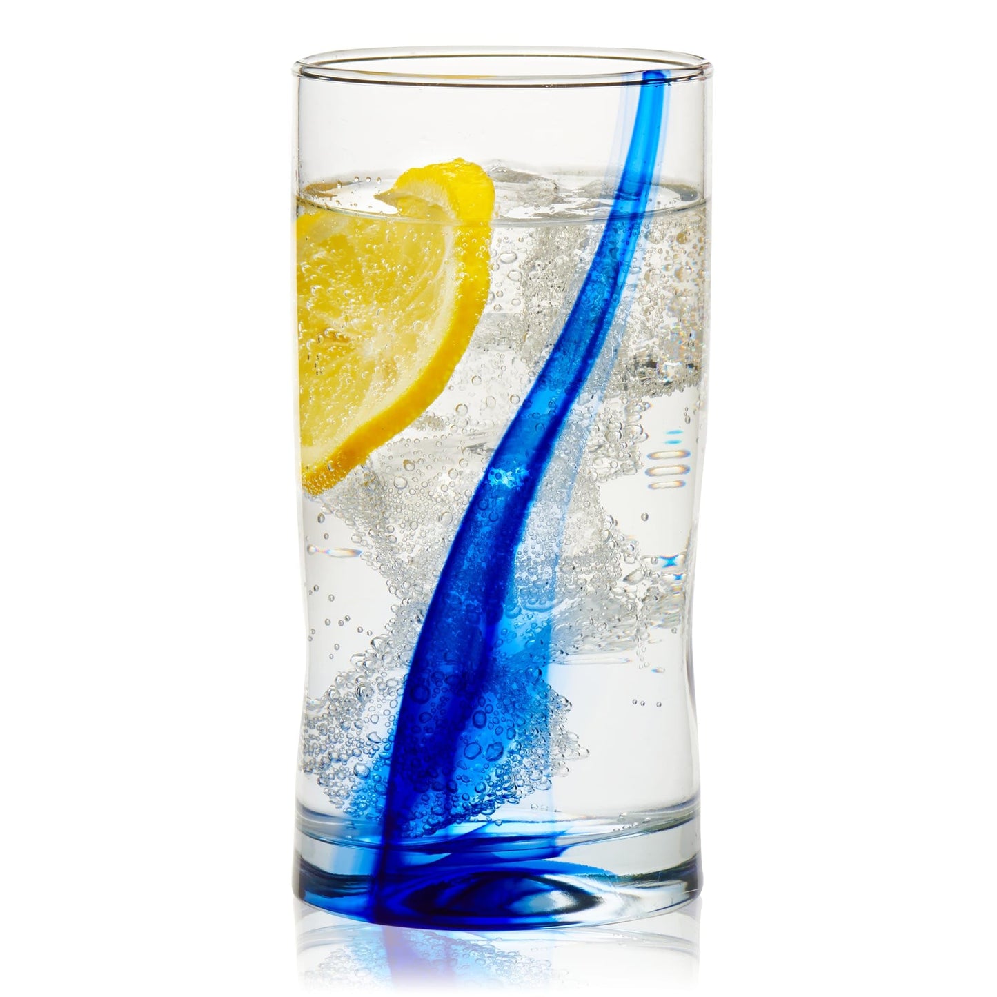 Libbey Blue Ribbon Tumbler and Rocks Drinking Glass Set of 8, Artisanal, Four-Dimpled Glass Cups Set, Clear Glassware Drinking Glasses for Daily Use