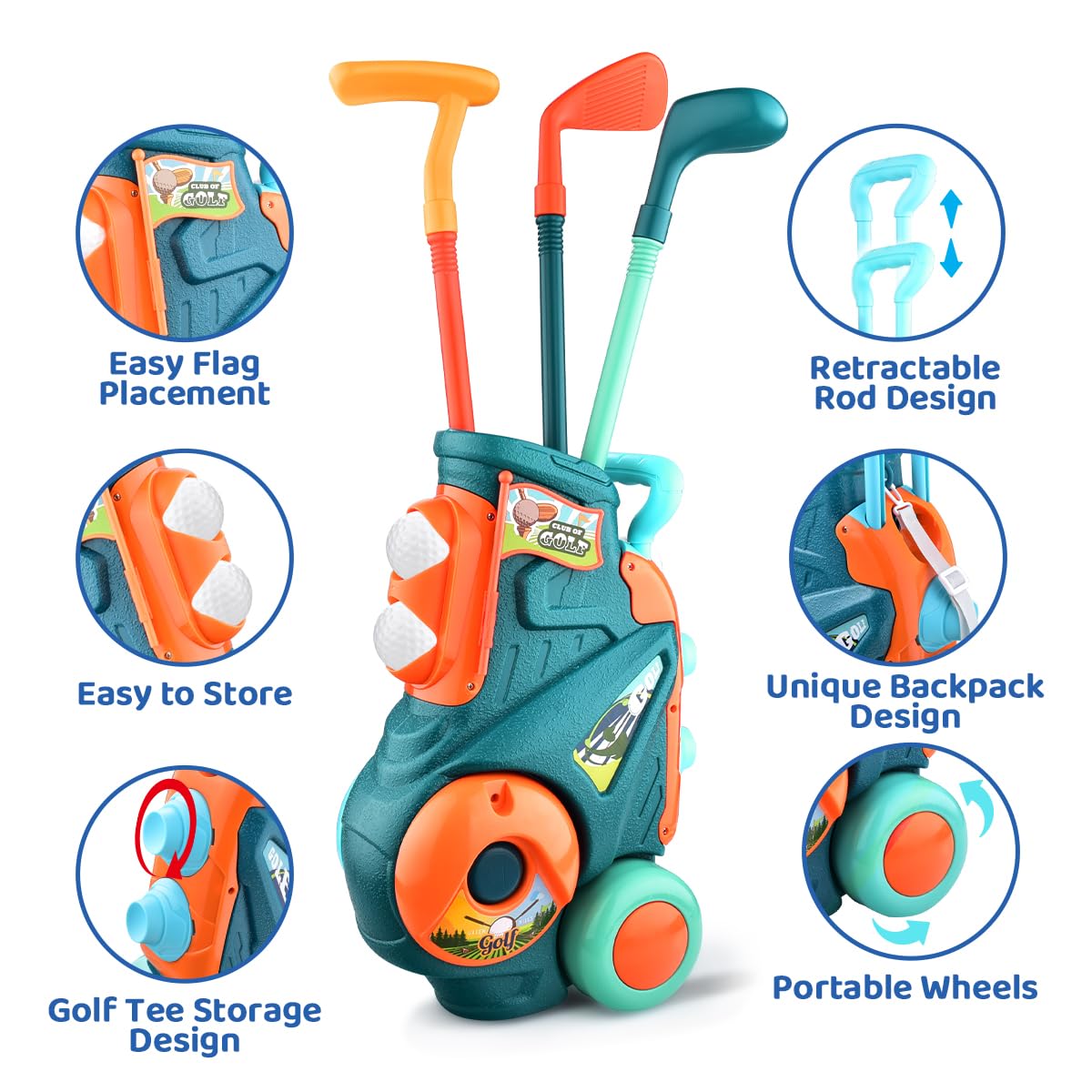CAPTAIN CHAOWING Golf Set