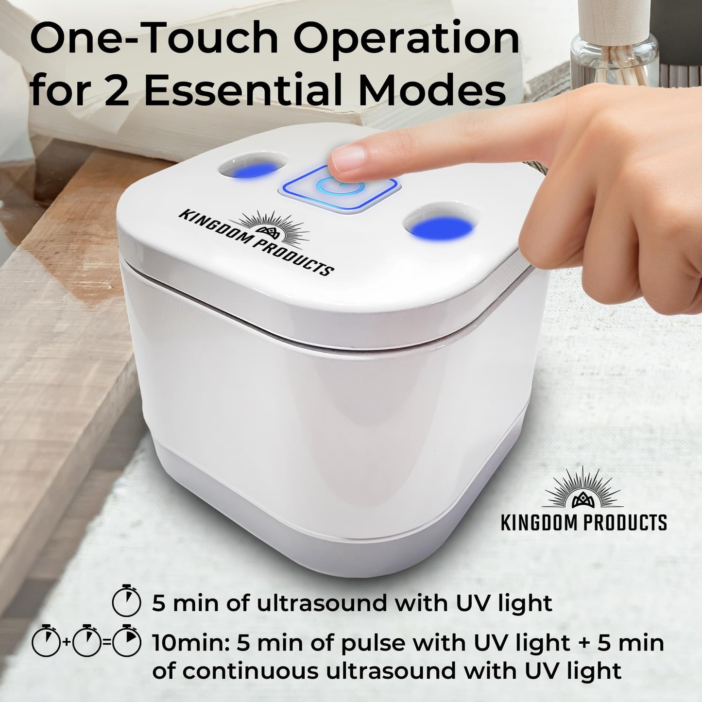 Ultrasonic Retainer Cleaner - Denture Cleaner Machine for All Dental Appliances - Mouth Guard Cleaner with Wider Capacity of 6.7 Fl Oz (200ML), 25W 45kHz - Cleans Effectively Restores Shine
