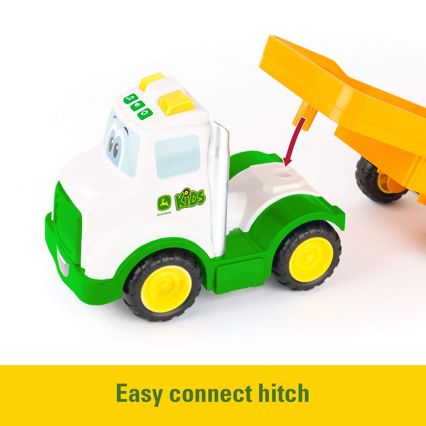 John Deere Tomy Farming' Friends Toy Hauling Set for Kids, Multi