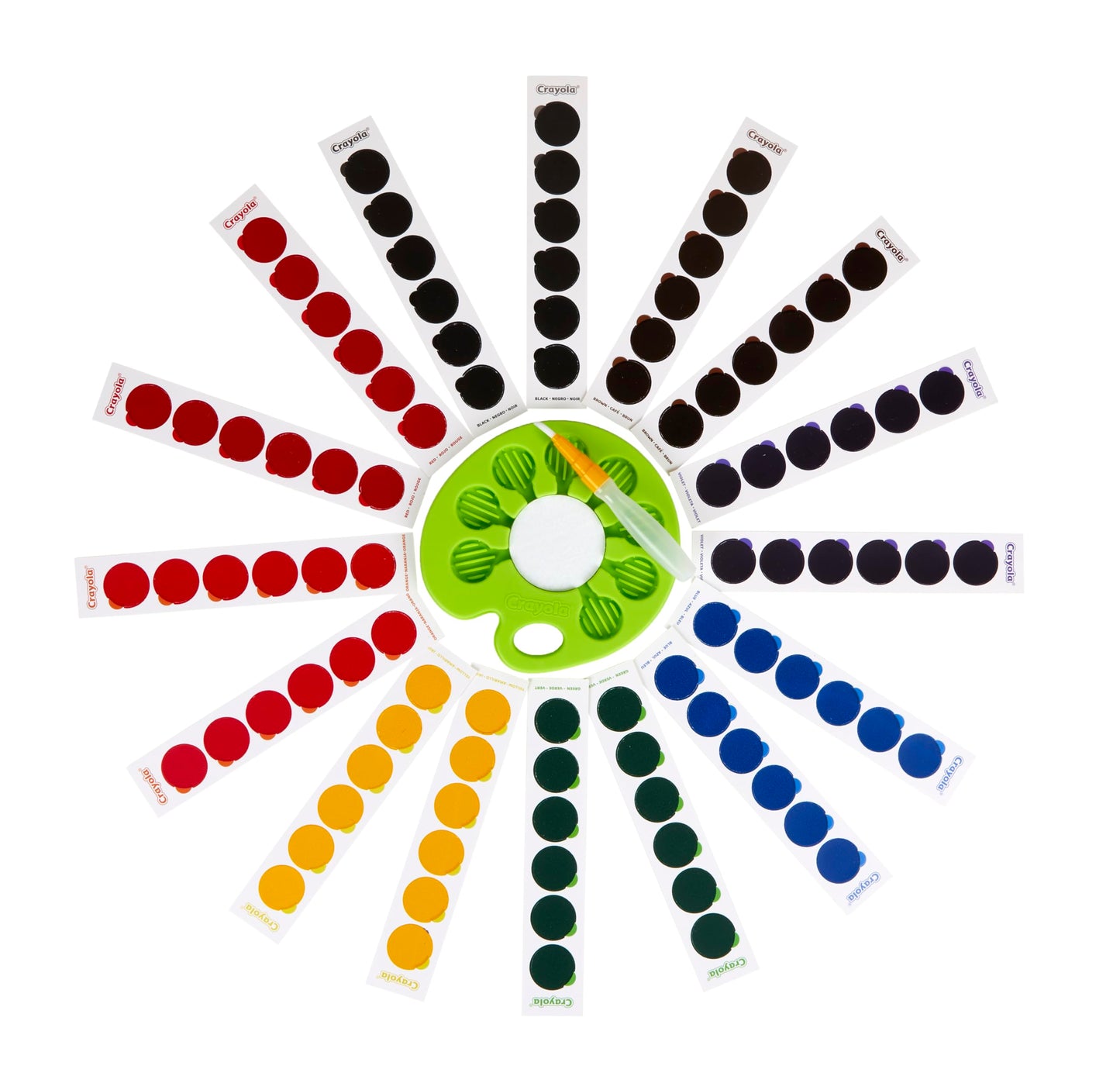 Crayola Watercolour Paint Set, Pop & Paint Palette, Washable Kids Paints, Gift