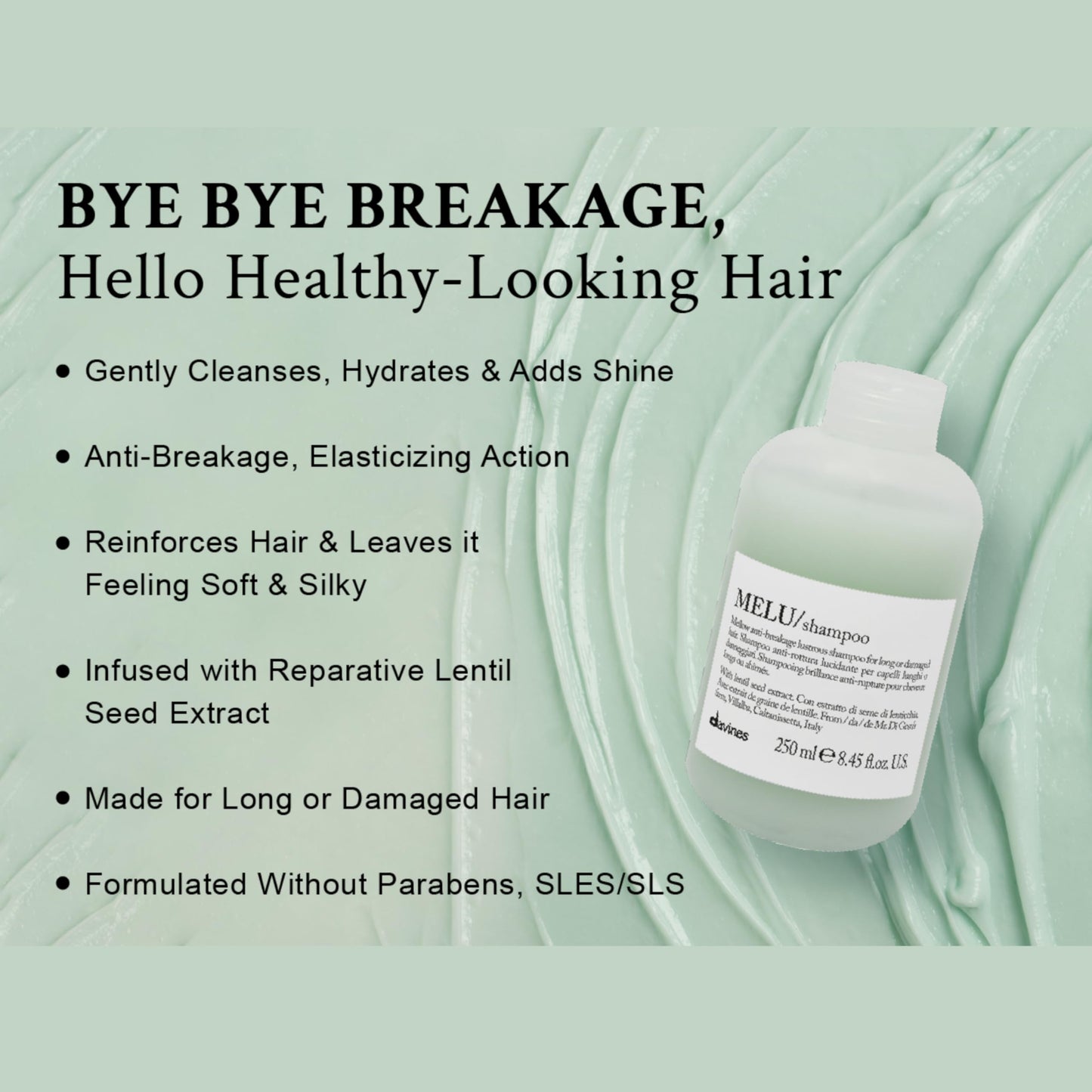 Davines Melu Shampoo, 8.45 Fl Oz