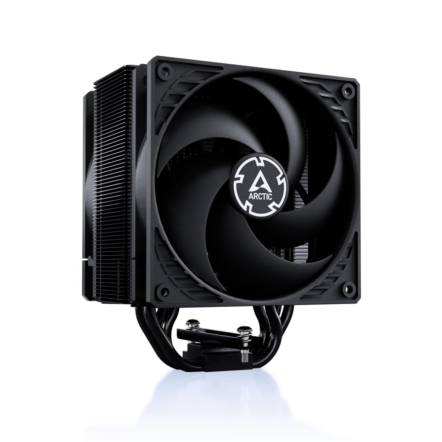 ARCTIC Freezer 36 (Black) - Single-Tower CPU Cooler with Push-Pull, Two Pressure-optimised 120 mm P Fans, Fluid Dynamic Bearing, 200–1800 RPM, 4 Heatpipes, incl. MX-6 Thermal Compound