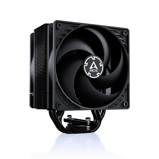 ARCTIC Freezer 36 (Black) - Single-Tower CPU Cooler with Push-Pull, Two Pressure-optimised 120 mm P Fans, Fluid Dynamic Bearing, 200–1800 RPM, 4 Heatpipes, incl. MX-6 Thermal Compound