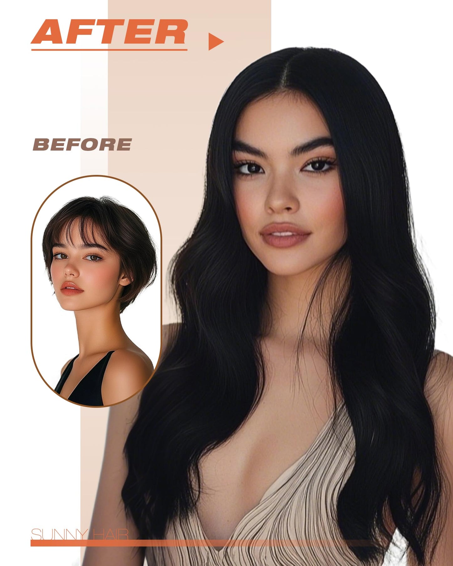 Sunny Hair Black Tape in Human Hair Extensions Invisible Tape in Hair Extensions Human Hair Black Human Hair Tape in Extensions Jet Black 28 Inch Tape in Hair Extensions Long Straight Hair 50g 20pcs