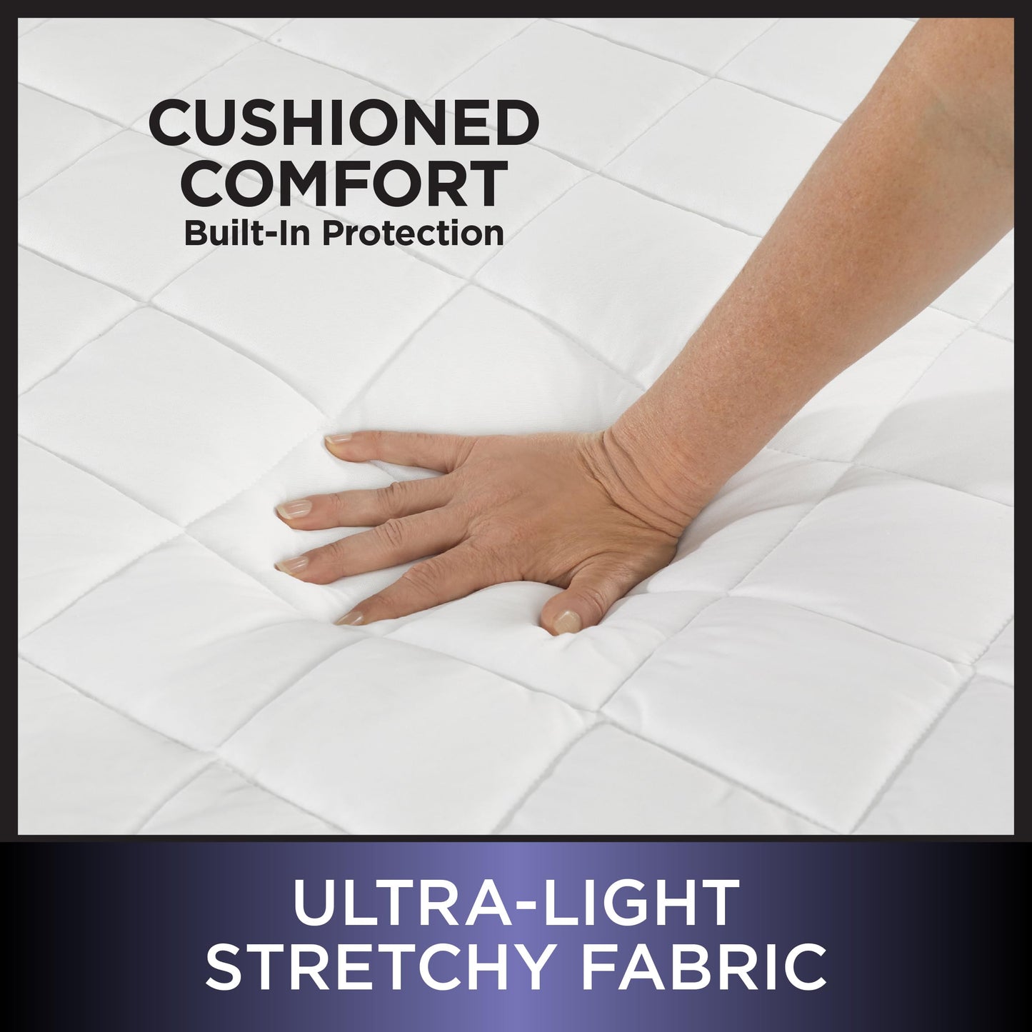 Protect-A-Bed Essential Mattress Pad King, 100% Waterproof, Dust Mite Barrier Mattress Pad, Breathable & Quiet, Antimicrobial, Fits 11"-18" Mattresses
