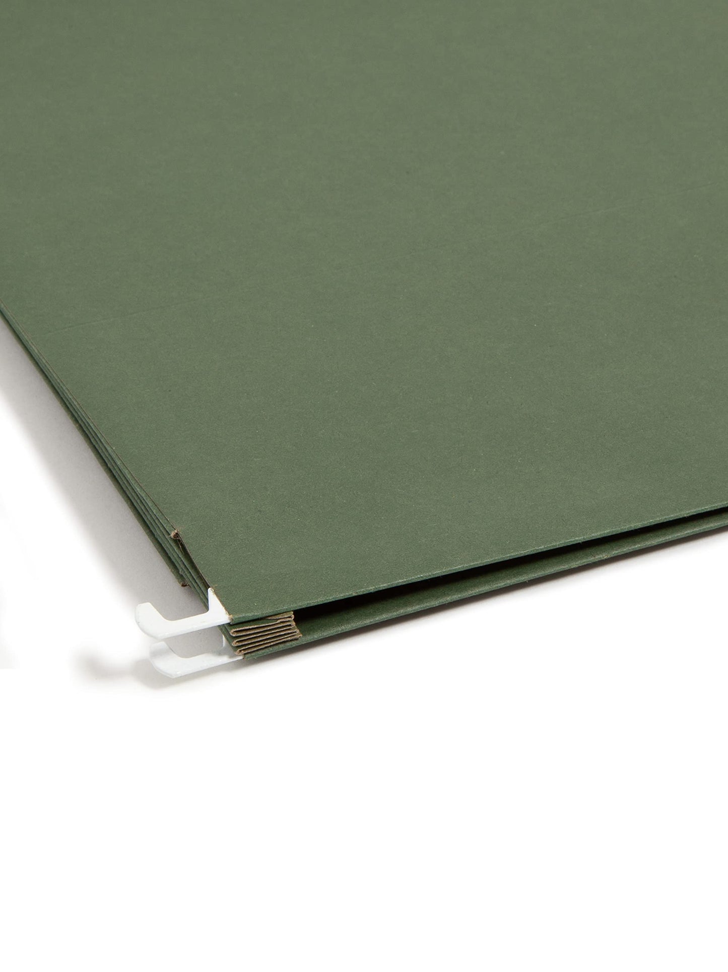 Smead Hanging File Pocket with Full-Height Gusset, 3-1/2" Expansion, Letter Size, Standard Green, 10 per Box (64220)