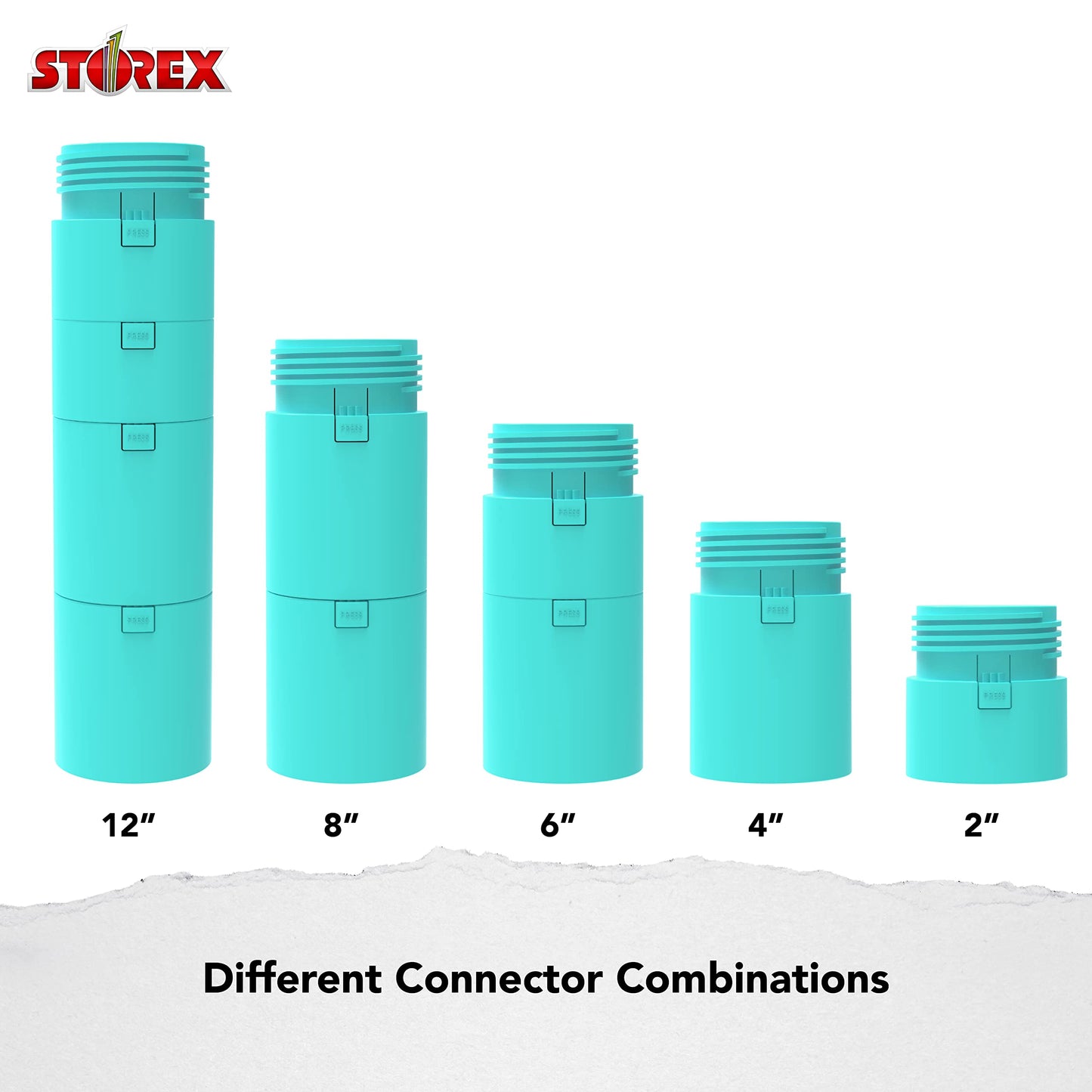 Storex Active Tilt Stool – Ergonomic Seating for Flexible Office Space and Standing Desks, Adjustable 12-24 Inch Height, Teal (00325U01C)