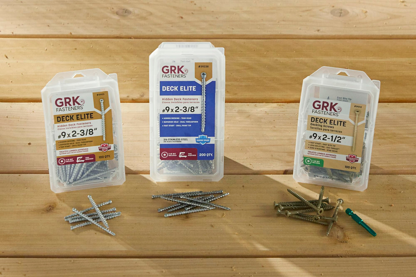 GRK 19238 AnglePro Hidden Deck Fastener #9 x 2-3/8 350CT