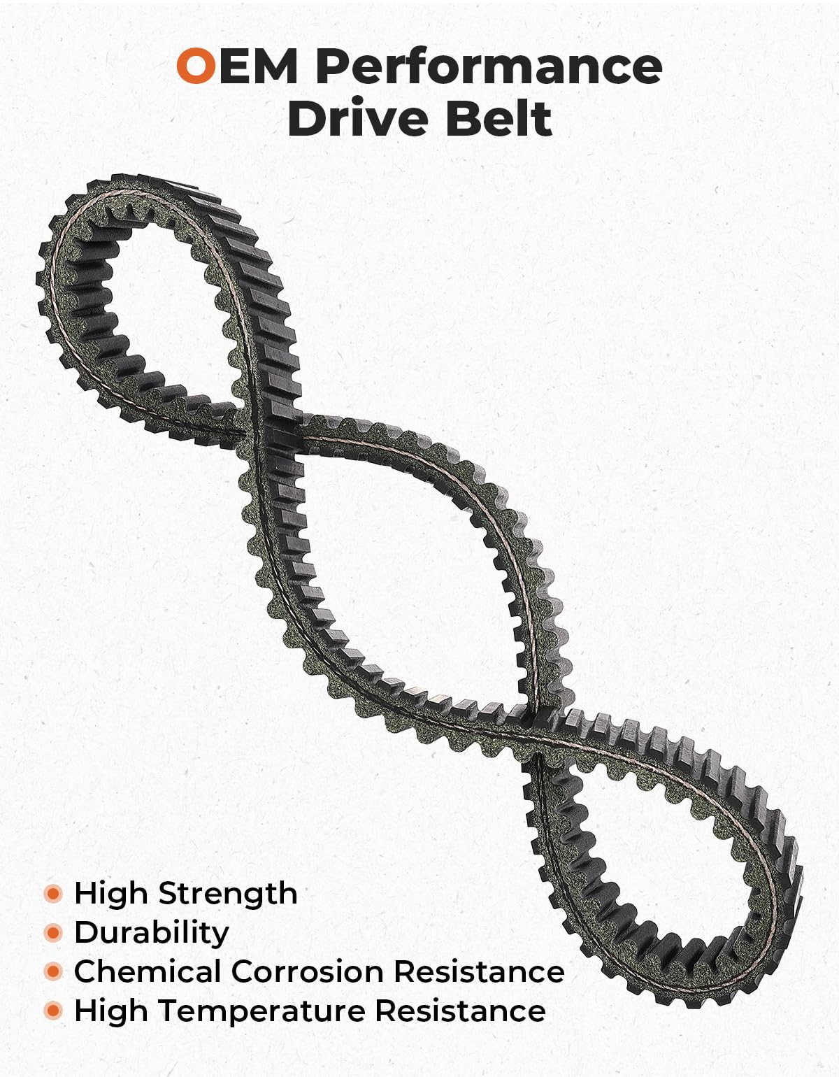 KEMIMOTO ATV Drive Belt Compatible with Kawasaki Brute Force 650 750 2005-2020 KFX700 2004-2009 Prairie 360 650 700 2002-2012 Teryx 750 2011 Replace 19C3218 59011-1080 59011-0019 Heavy-Duty