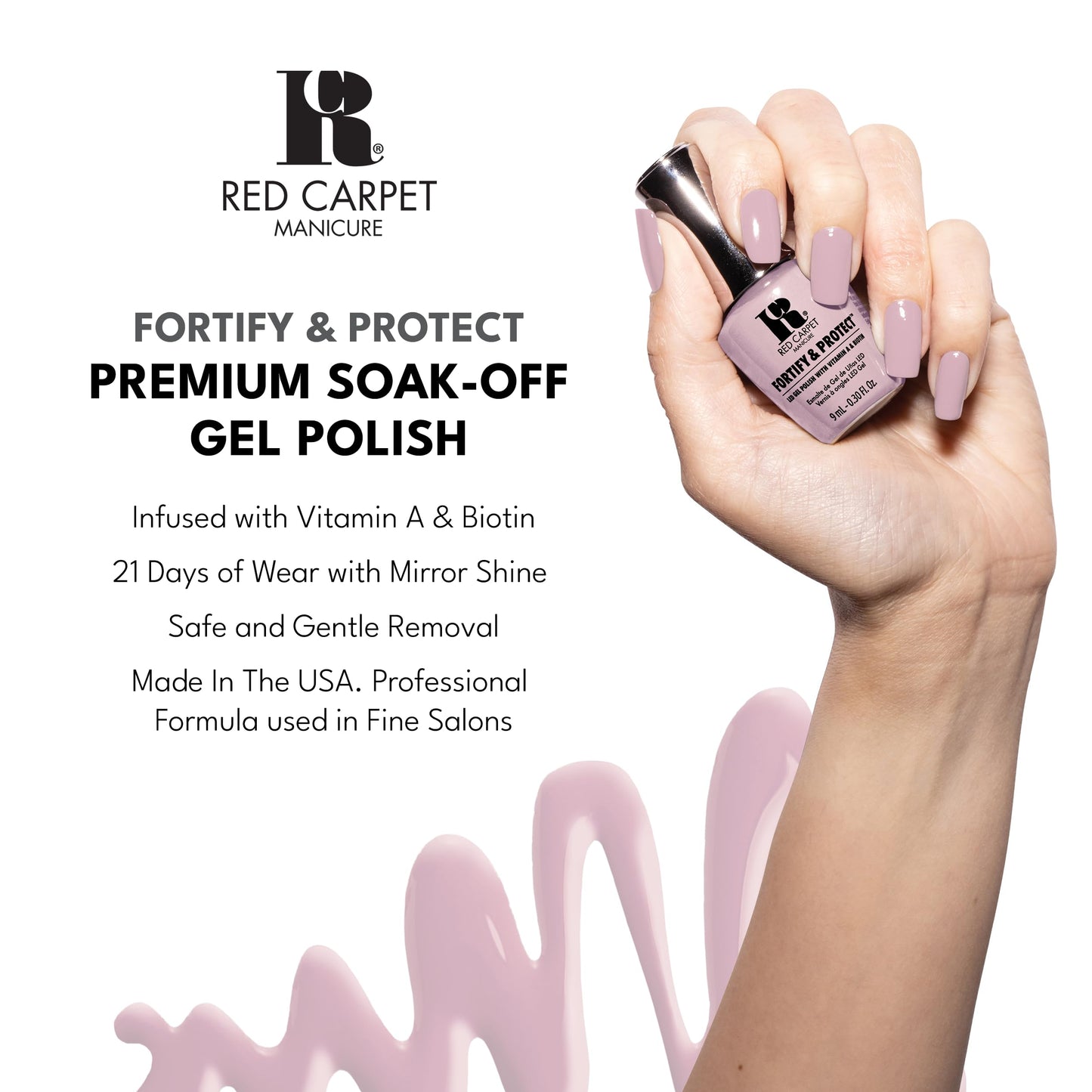 RC Red Carpet Manicure Ultra Cure 30 Salon LED Light - Fast Curing LED Gel Light for Nails, 30s Cure for All 5 Fingers or Toes, Acetone Resistant, Pedicure-Friendly, Professional Quality Nail Lamp.