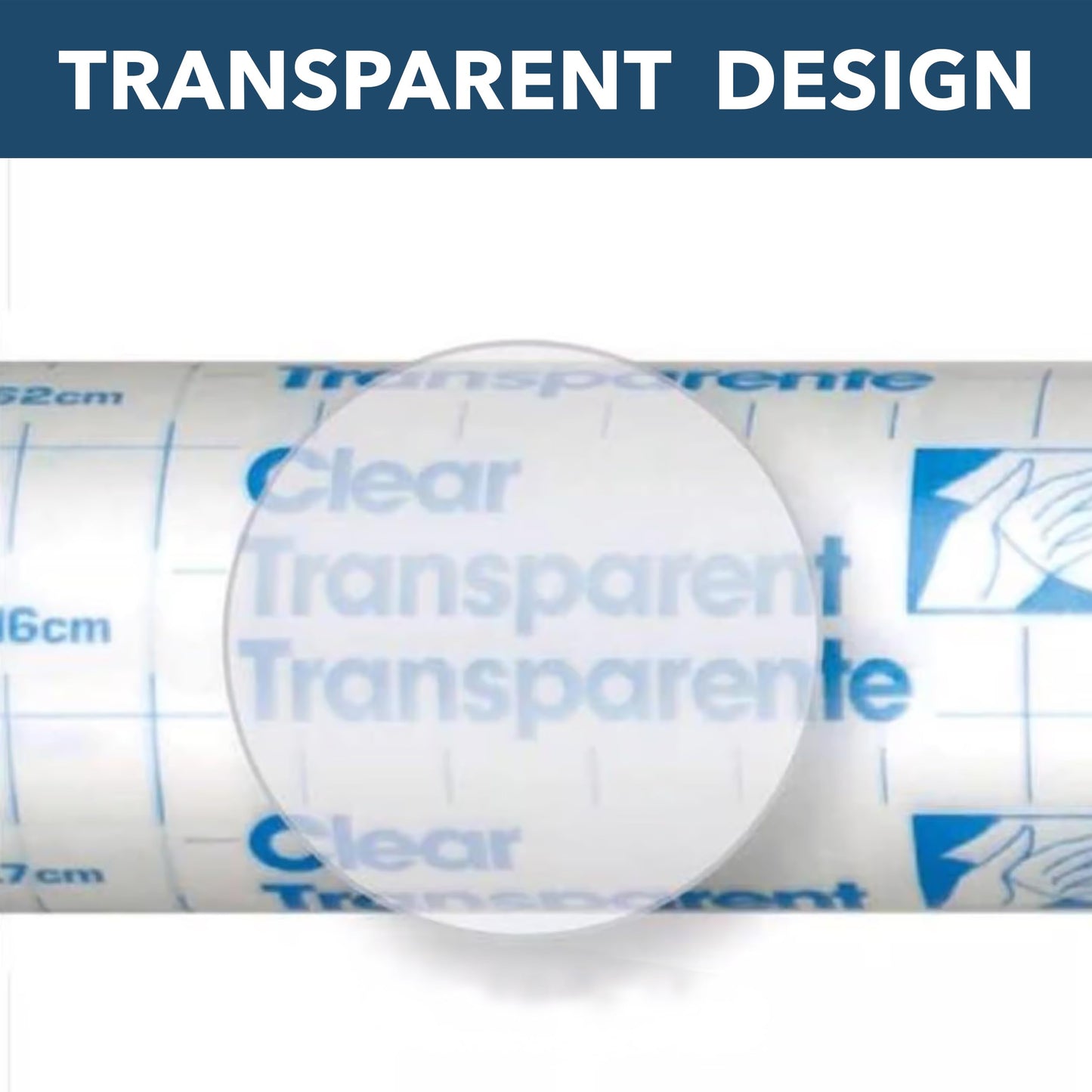 Con-Tact Brand Creative Clear Covering, Versatile and Self-Adhesive Shelf Liner, Ideal Privacy Film, Protective Clear Vinyl, 18'' x 50', Matte