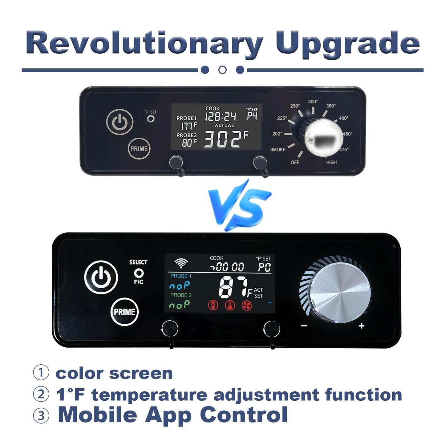 AC03P9 PB1100PS1 Smart Wi-Fi Control Board Replacement for Pit Boss Grills and Smokers, APP Support for AC03P9, PB440D2/ PB1150G/ PB850G/ PB550G/ PB820/ PB 1100 Wood Pellet Grills