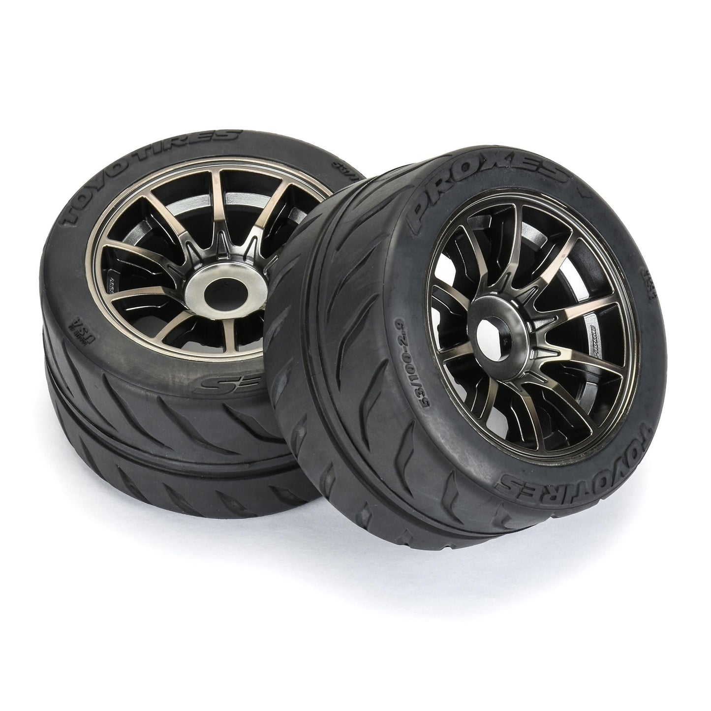 Pro-Line Racing Toyo Proxes R888R S3 F/R 53/100 2.9" BELTED MTD 17mm Spectre 2 PRO1025711
