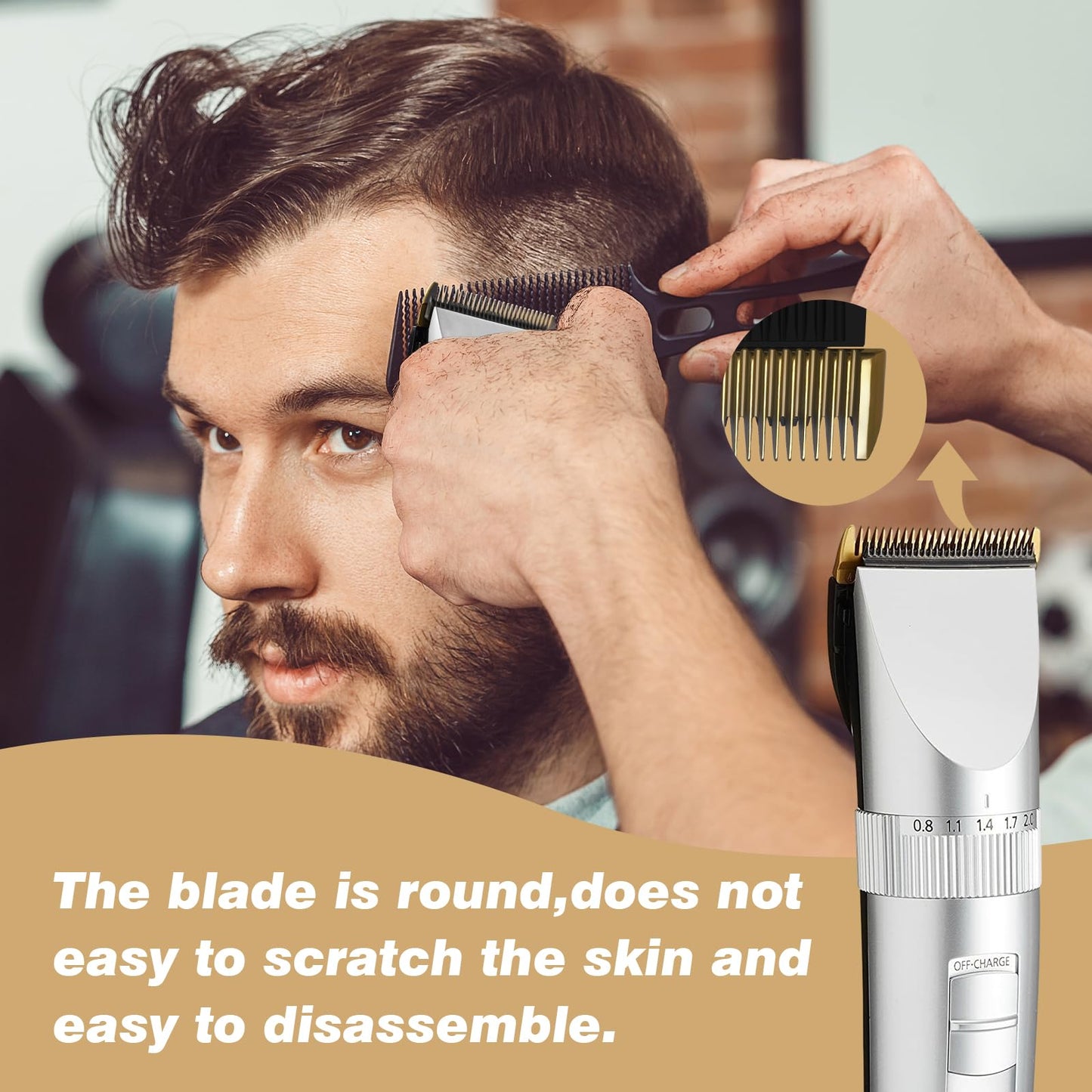 2 Pack Replacement Trimmer Blade Compatible with Panasonic WER9902 Trimmer Blade,Fit for ER-GP80 ER1611 ER1512 ER1511 ER1510 ER1610 ER160 ER153 ER152 ER151