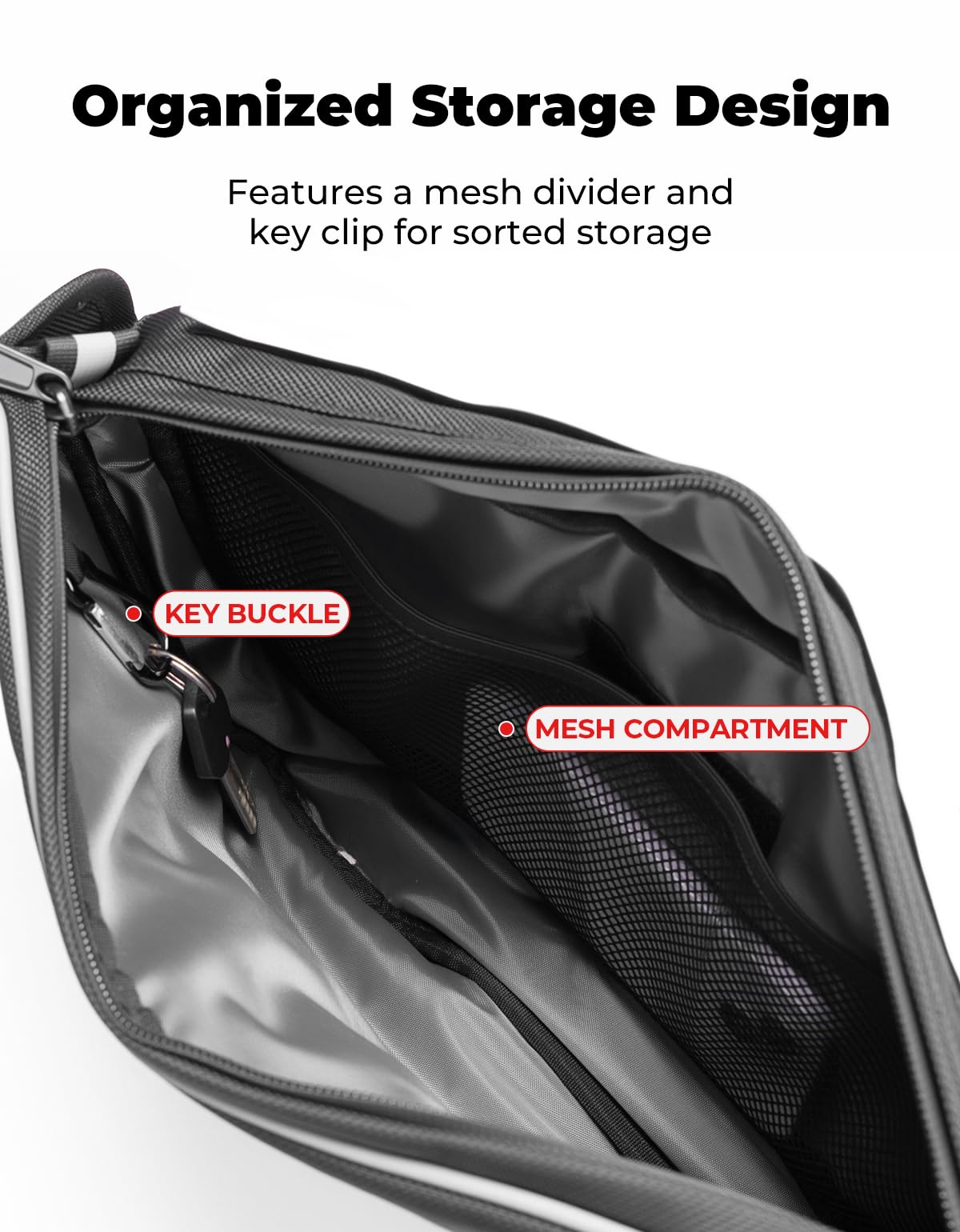 KEMIMOTO Door Storage Bags Compatible with Wolverine RMAX 2 1000, RMAX 4 1000, X2 1000, X2 850, X4 850, 3.5L 1680D Oxford Fabric Right and Left Bags, Secure Mounting, Water-Resistant Zipper