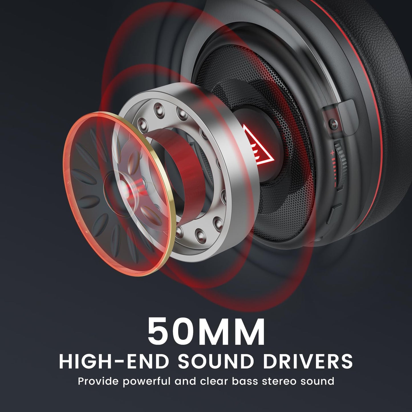 EKSA E900 Pro USB Gaming Headset for PC - Computer Headset with Detachable Noise Cancelling Mic, 7.1 Surround Sound, 50MM Driver - Headphones with Microphone for PS4/PS5, Xbox One, Laptop, Office