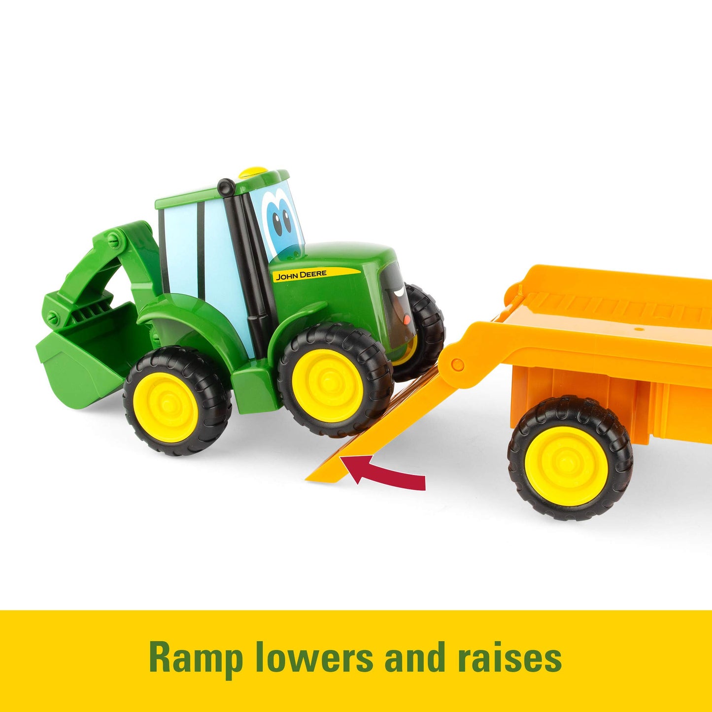John Deere Tomy Farming' Friends Toy Hauling Set for Kids, Multi