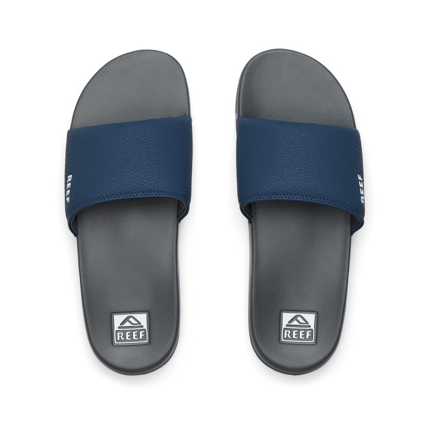 REEF One Slide Mens Sandal Navy-White 10