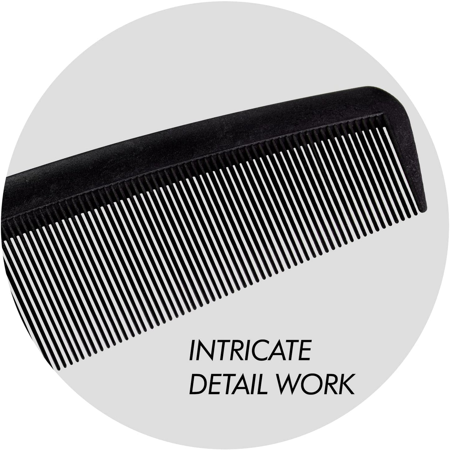 Sam Villa Signature Series Professional 8-Piece Cutting & Hair Parting Comb Set With Case