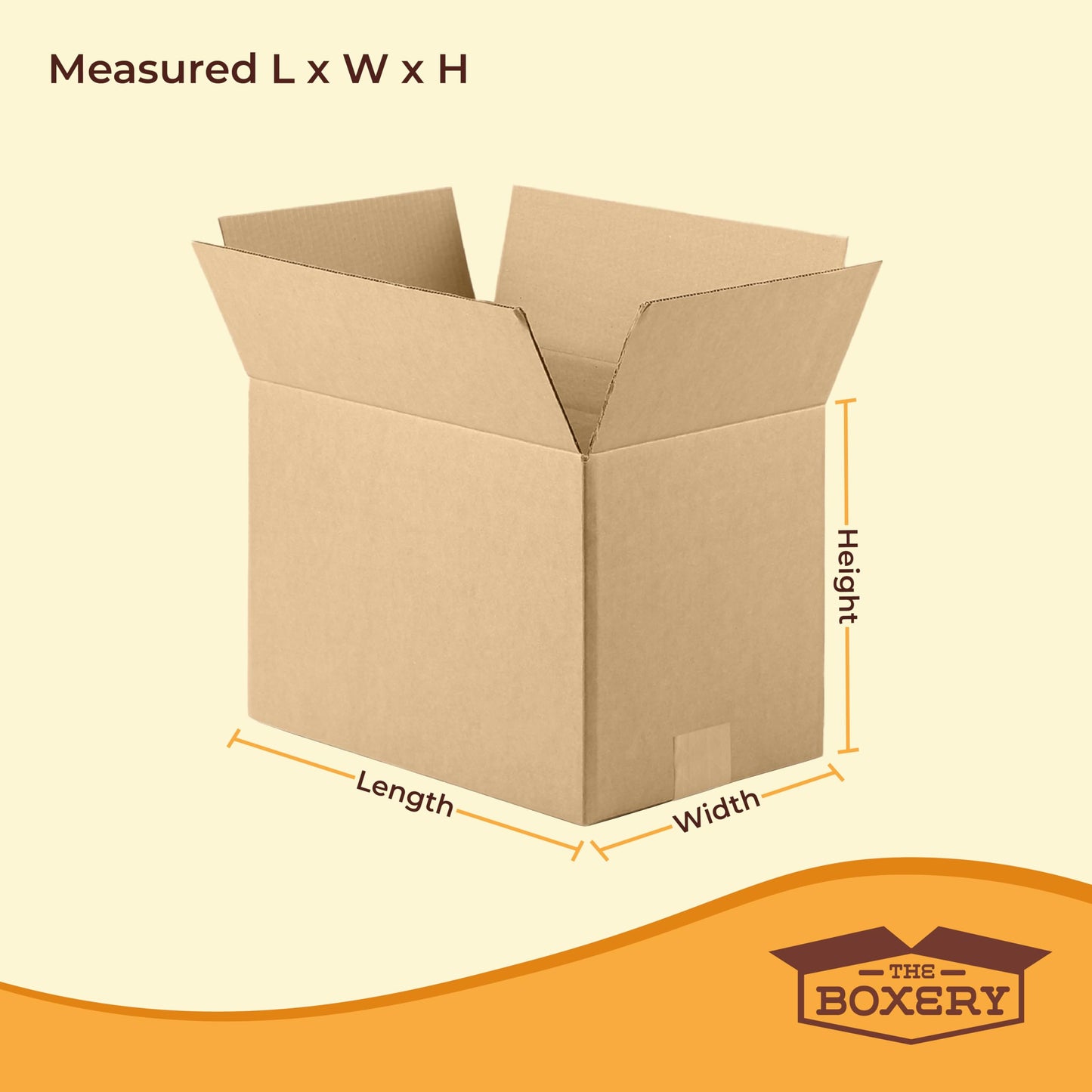 The Boxery 6"x4"x4" Brown/Kraft Corrugated Cardboard Shipping Boxes 100-Pack | Mailing, Packing, Moving & Storage for Business/Home – Durable - Eco-Friendly, Recyclable - Made in the USA
