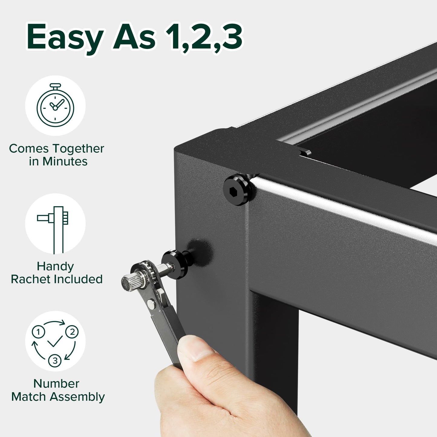 Zinus 14 Inch Elias Metal Platform Bed Frame, Steel Support, No Box Spring Needed, Easy Assembly, Twin