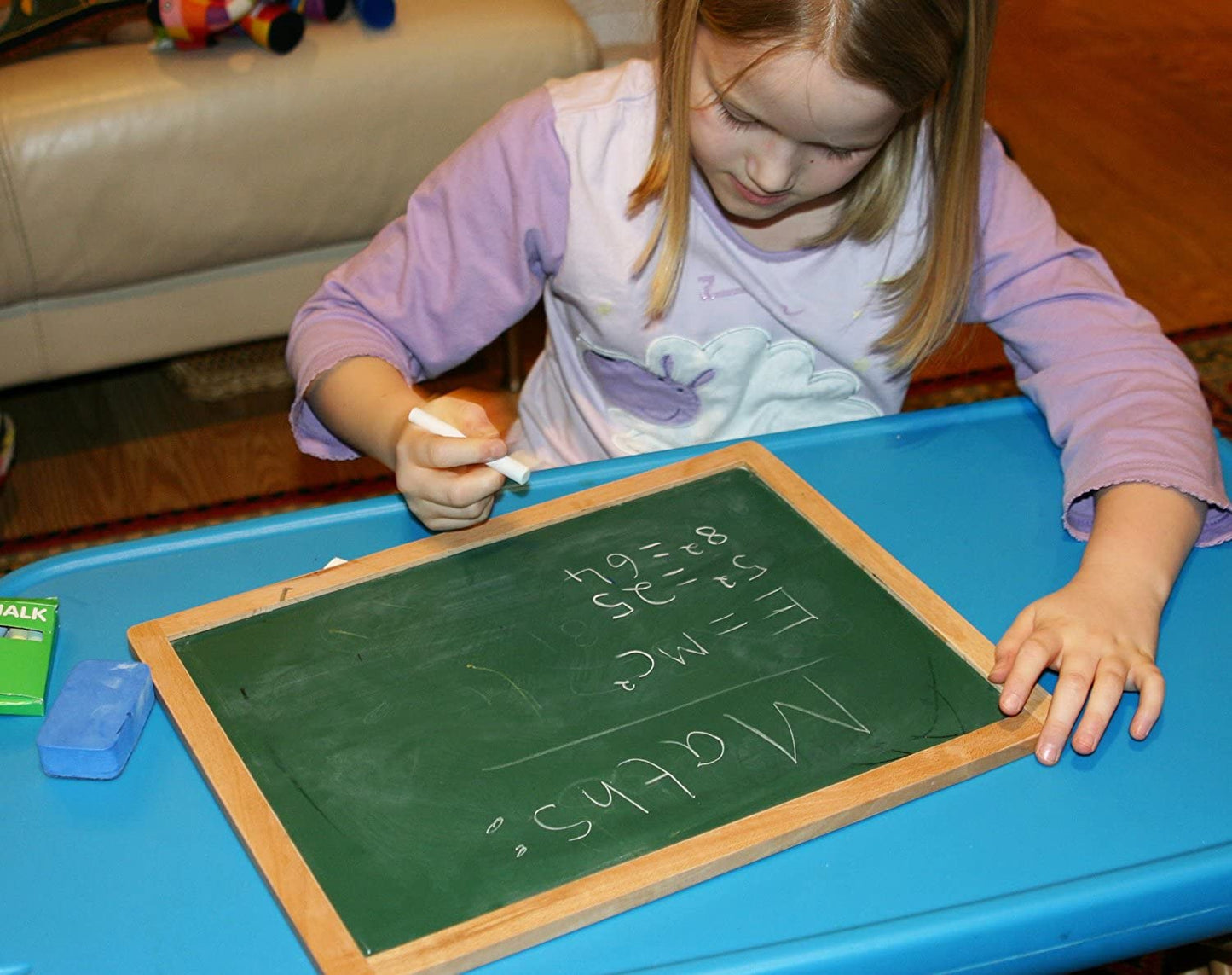 Wooden Easel for Children Foldable Double Magnetic Boards Magnetic Shapes Letters Numbers and Paper roll Kids Art Easel -Table Top Magnetic Board for Kids
