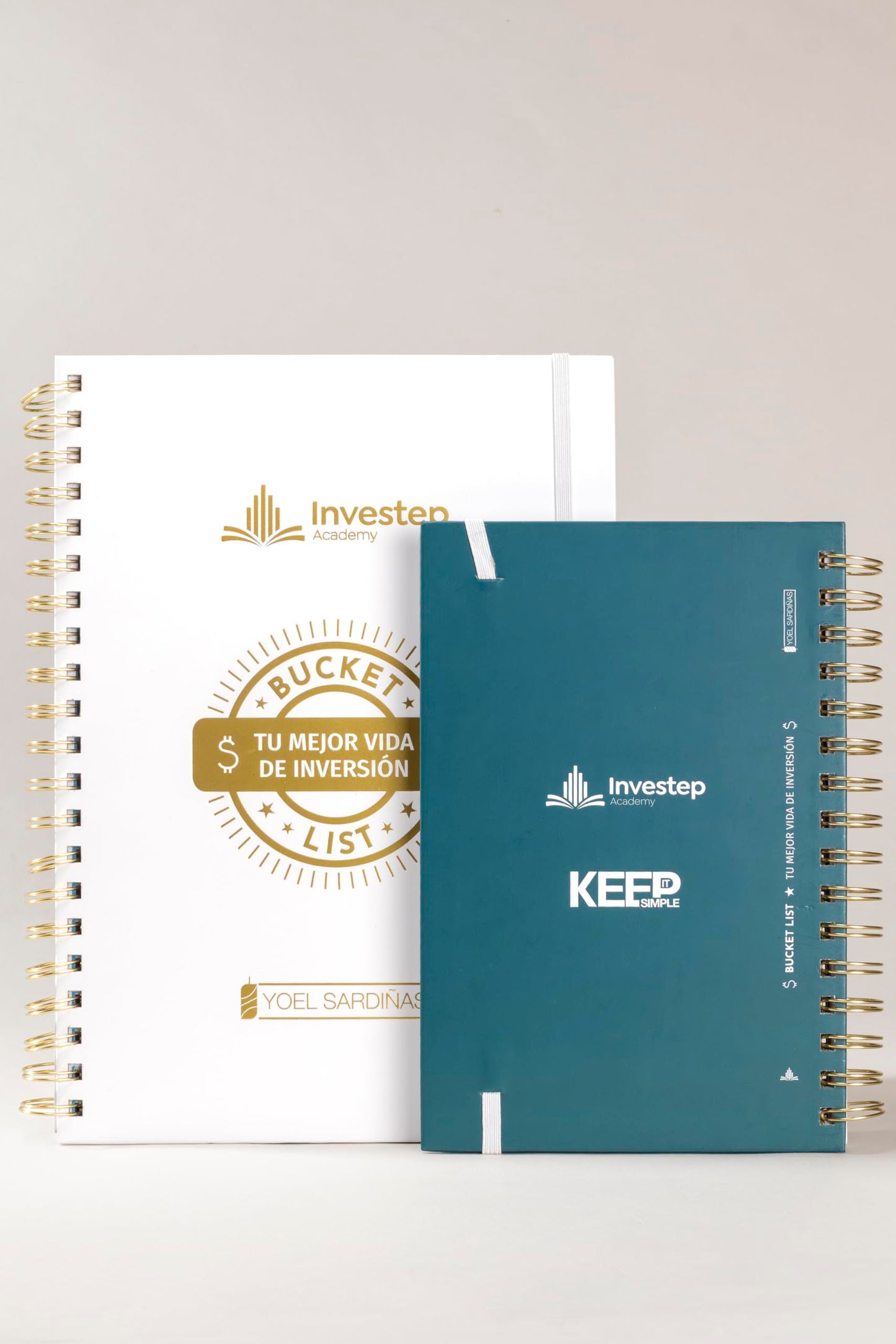 Bucket List – Tu Mejor Vida de Inversión | Journal de Metas Financieras y Crecimiento Personal | Investep Academy – Yoel Sardiñas (Grande (19 x 27 cm))