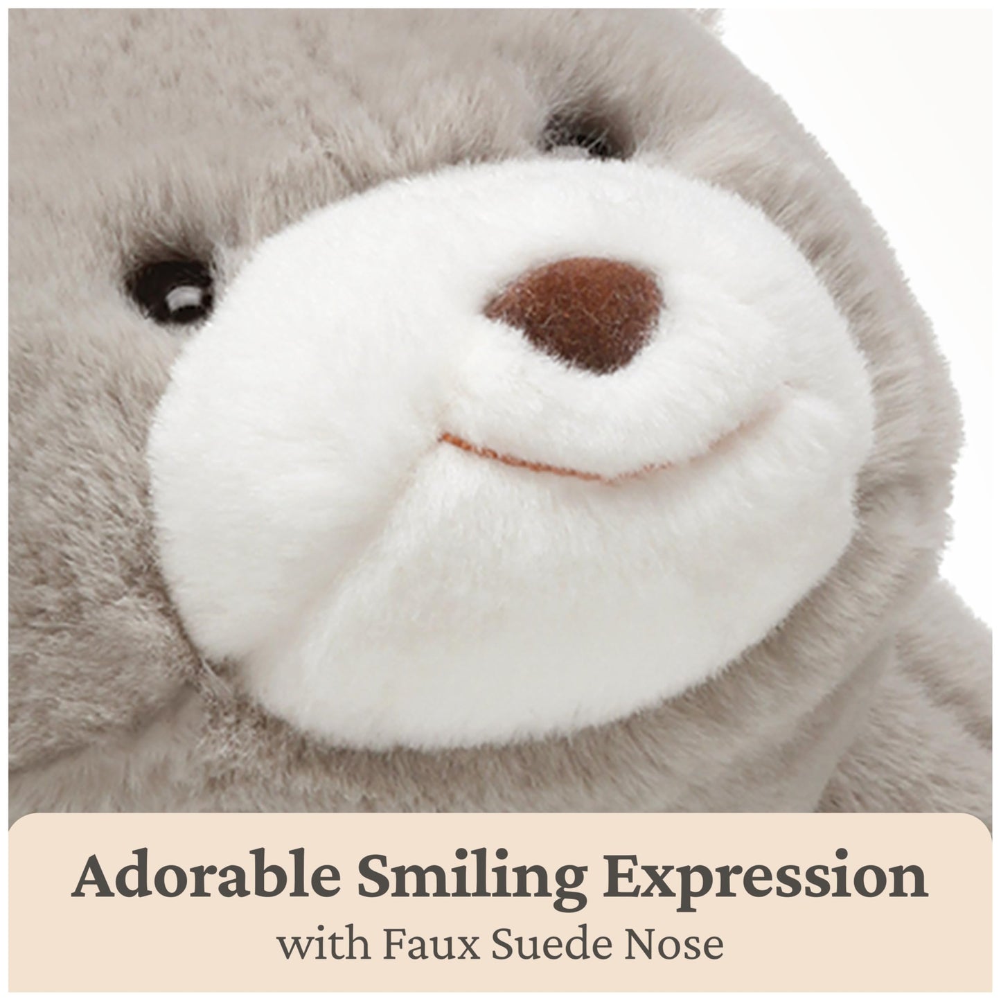 GUND Snuffles Teddy Bear Stuffed Animal Plush, Gray, 10"