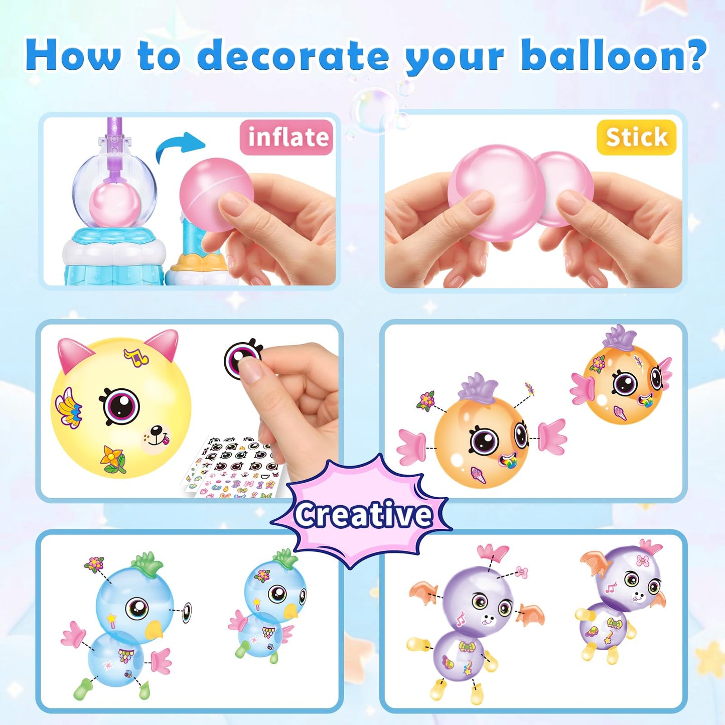 Princess Blue DIY Balloon