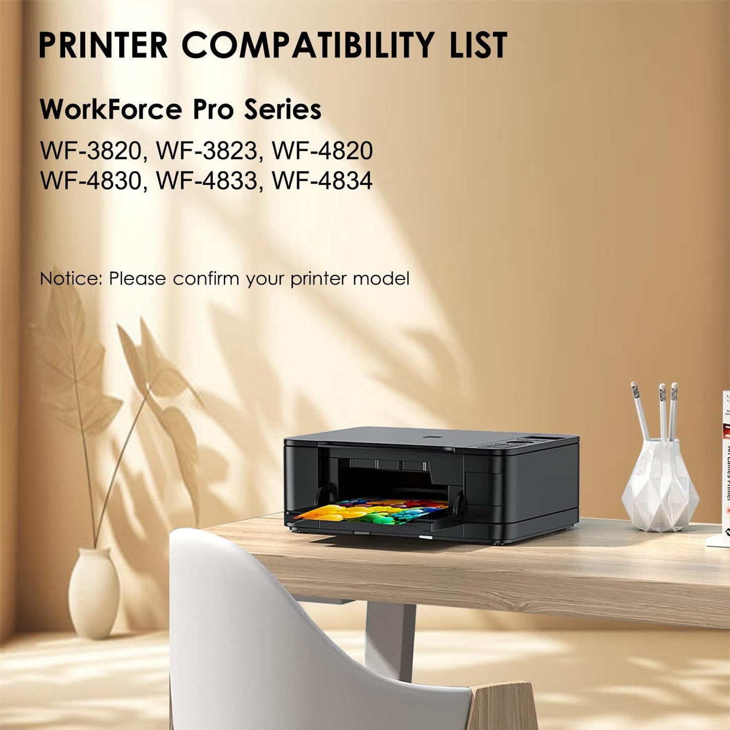 822xl Remanufactured Replacement for Epson 822XL Ink Cartridges Combo Pack 822 XL with Workforce Pro WF-3820, WF-3823, WF-4820, WF-4830, WF-4833, WF-4834 Printer (2 Black, Cyan, Yellow, Magenta)