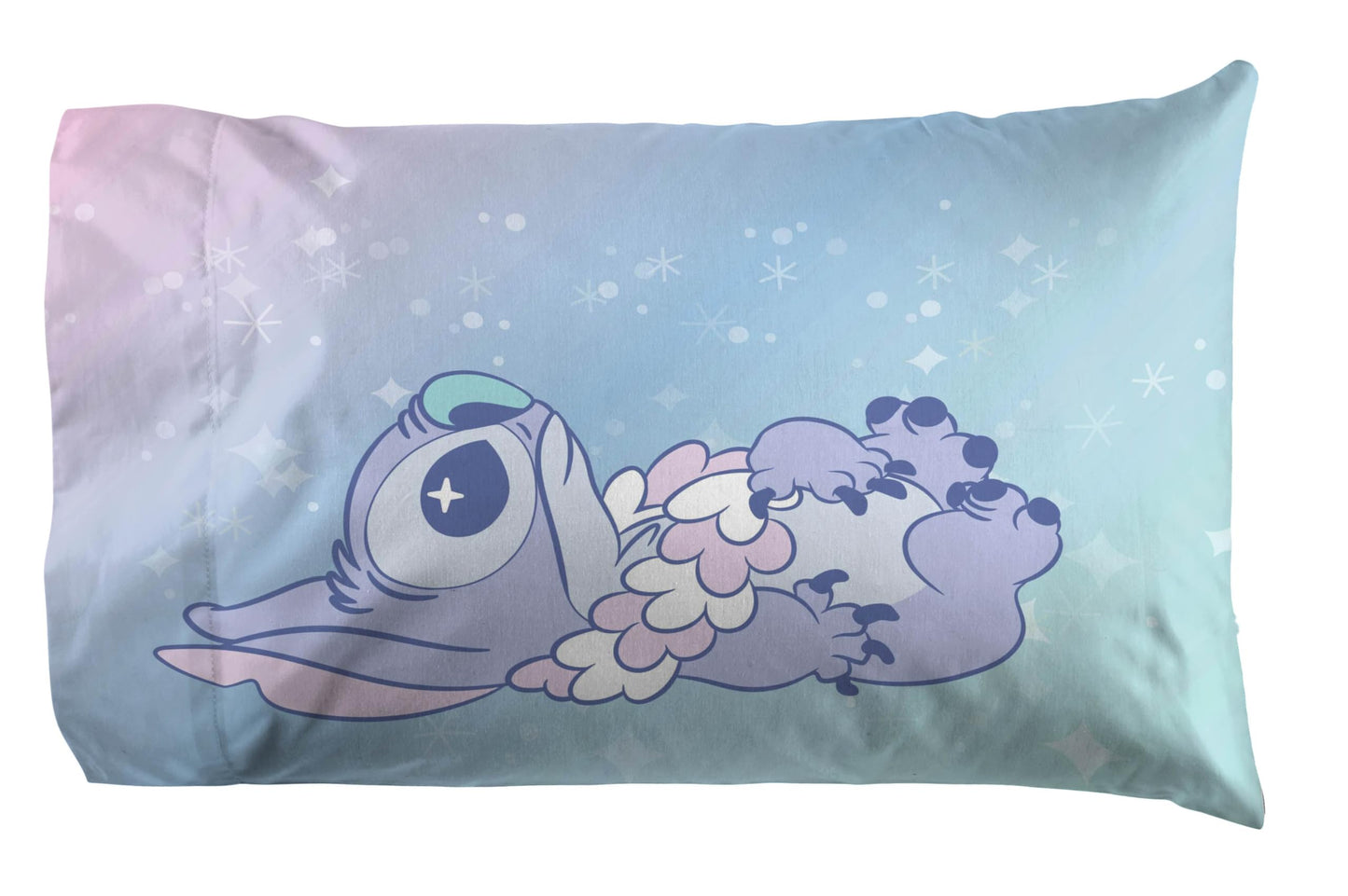 Jay Franco Disney Lilo & Stitch Full Size Sheet Set - 4 Piece Kids Bedding Includes Fitted & Flat, 2 Pillowcases - Super Soft Fade Resistant Microfiber, Deep Pocket, Machine Washable