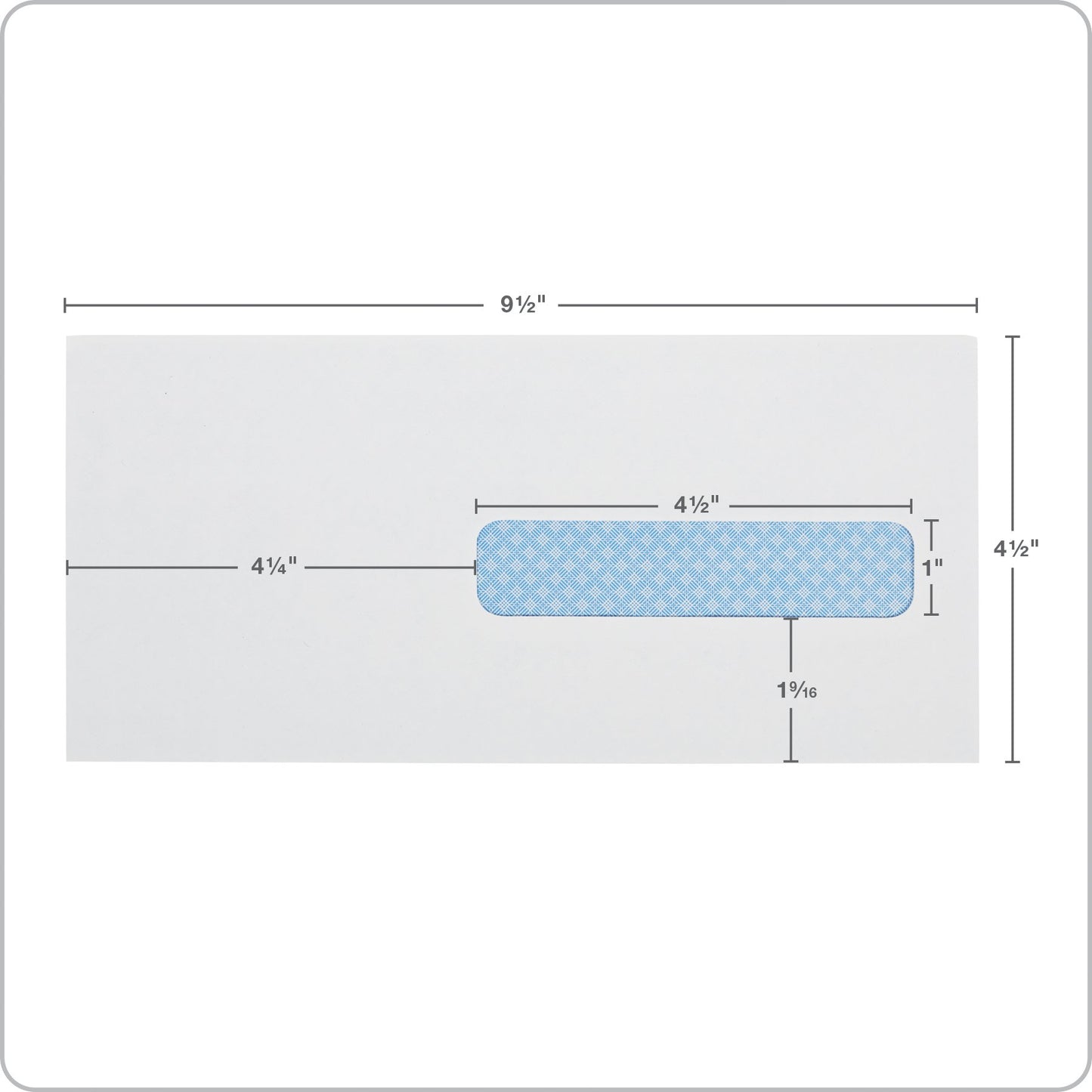Quality Park Healthcare Claim Form #10 1/2 Envelopes, 1 Window, CMS-1500, Self Seal, Privacy Security Tint, 4-1/2 x 9-1/2 Inches, 24 lb White, 500/Box (QUA21438)