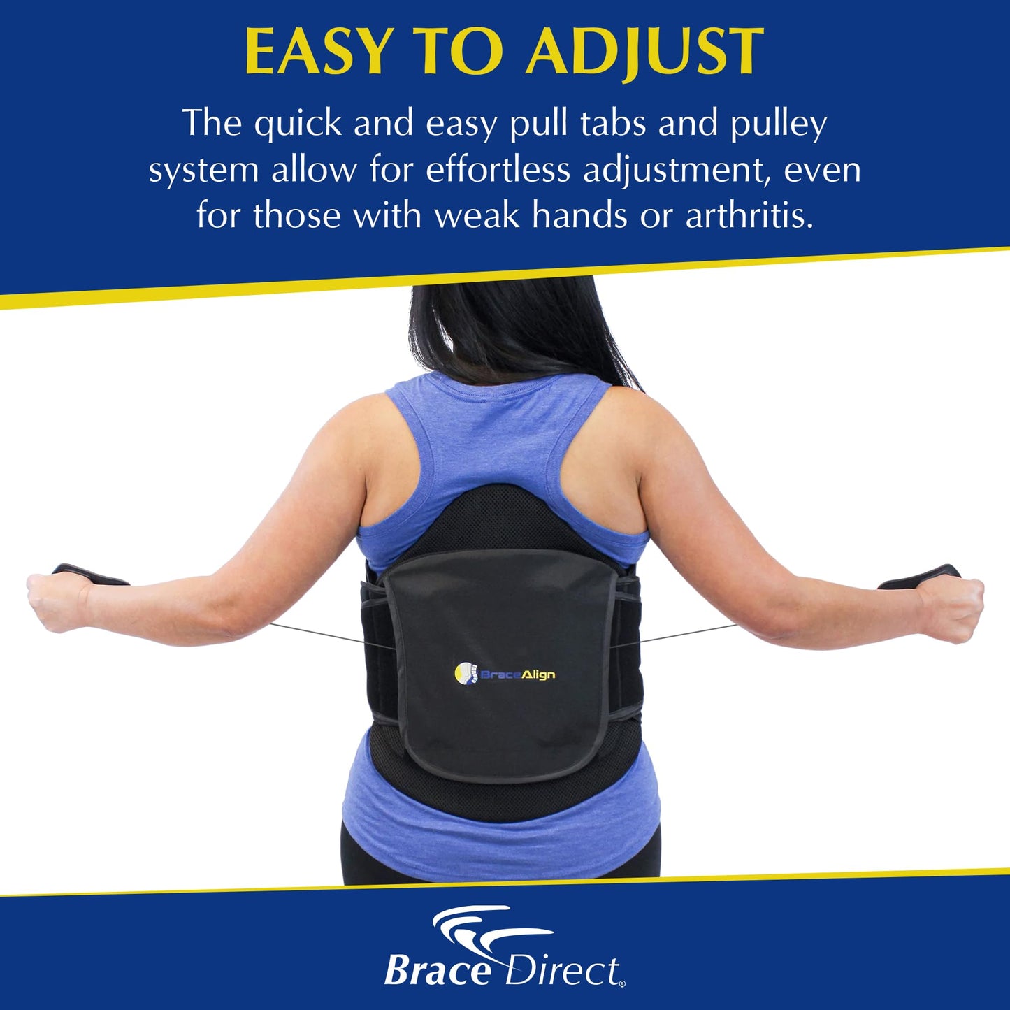 Brace Align Plus Size VertebrAlign LSO Lumbar Back Brace – Relief for Herniated Discs, Sciatica, Slipped Discs & DDD Pain L0631 L0637 L0648 L0650 (Waist 23″–66″)