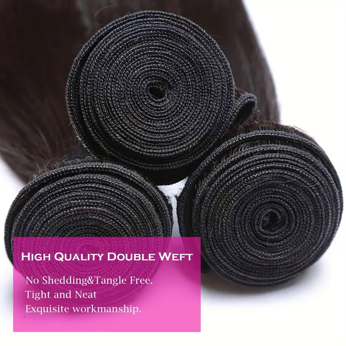 SilkSleek Body Wave Bundles Human Hair 16 18 20 Inch 12A 3 Bundles 100% Unprocessed Virgin Remy Hair Quick Weave Bundles Hair Extensions for Black Women Double Weft Sew in Bundles Natural Color