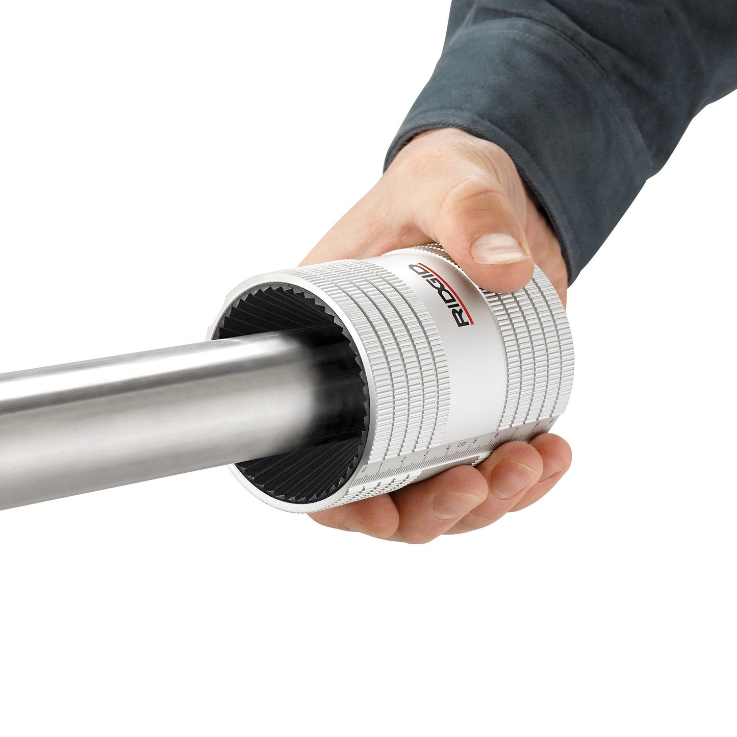 Ridgid 29993 227S Stainless Steel Pipe Reamer Tool, 1/2-inch to 2-inch Inner/Outer Reamer, Chrome, Small
