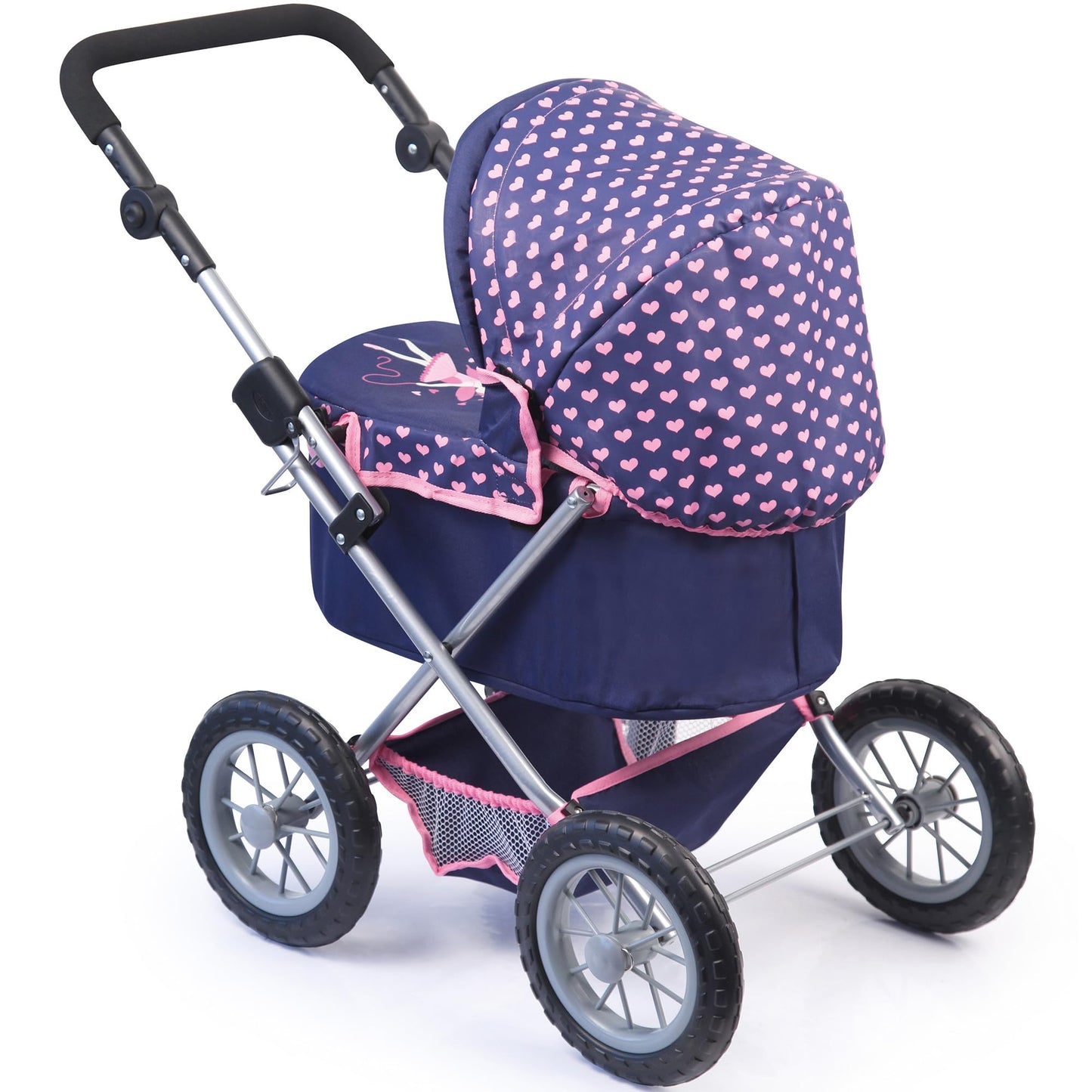 Bayer Design Baby Doll Trendy Pram Blue, Pink